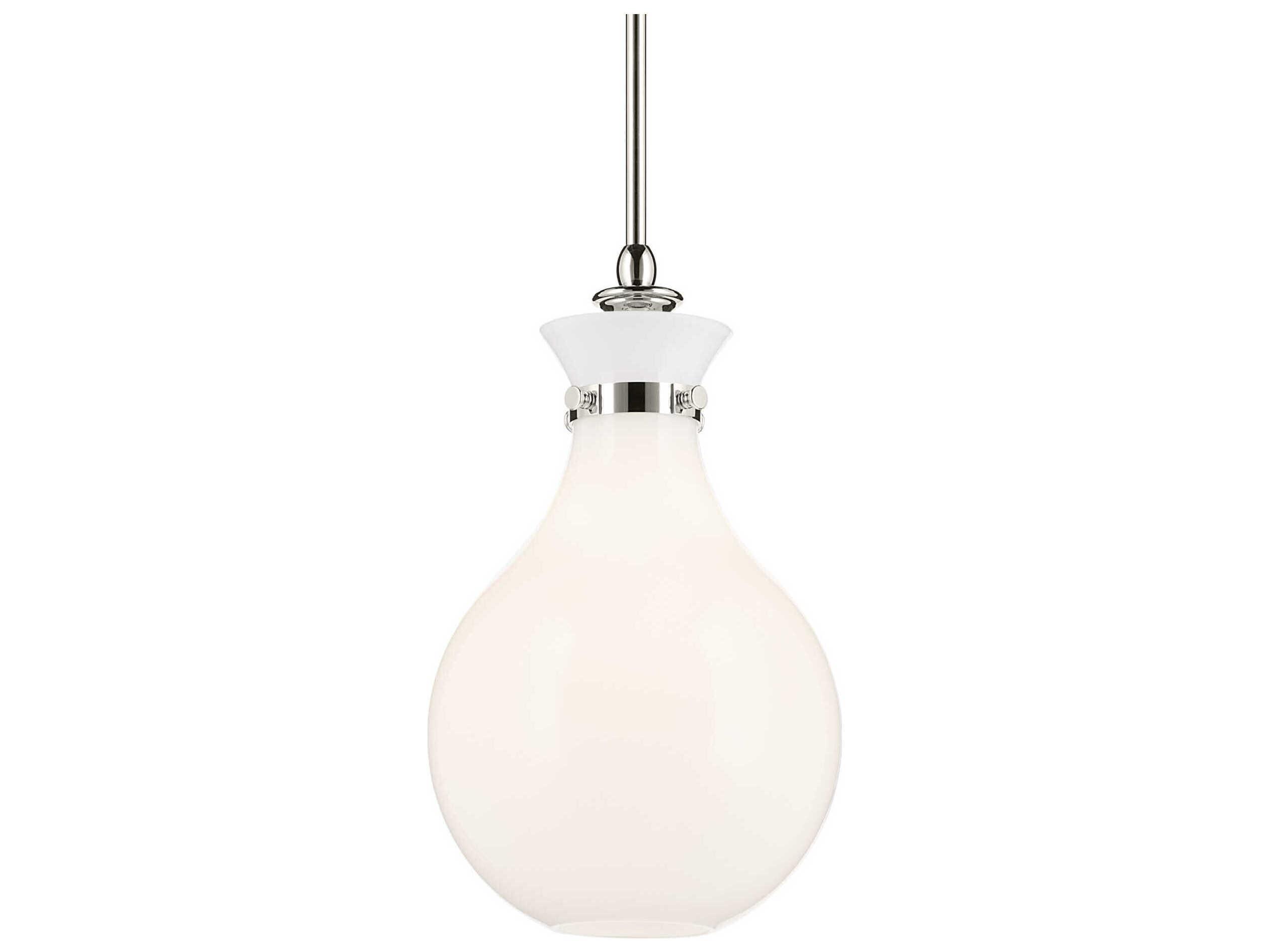 Kichler Laria 1-Light Polished Nickel Mini Pendant