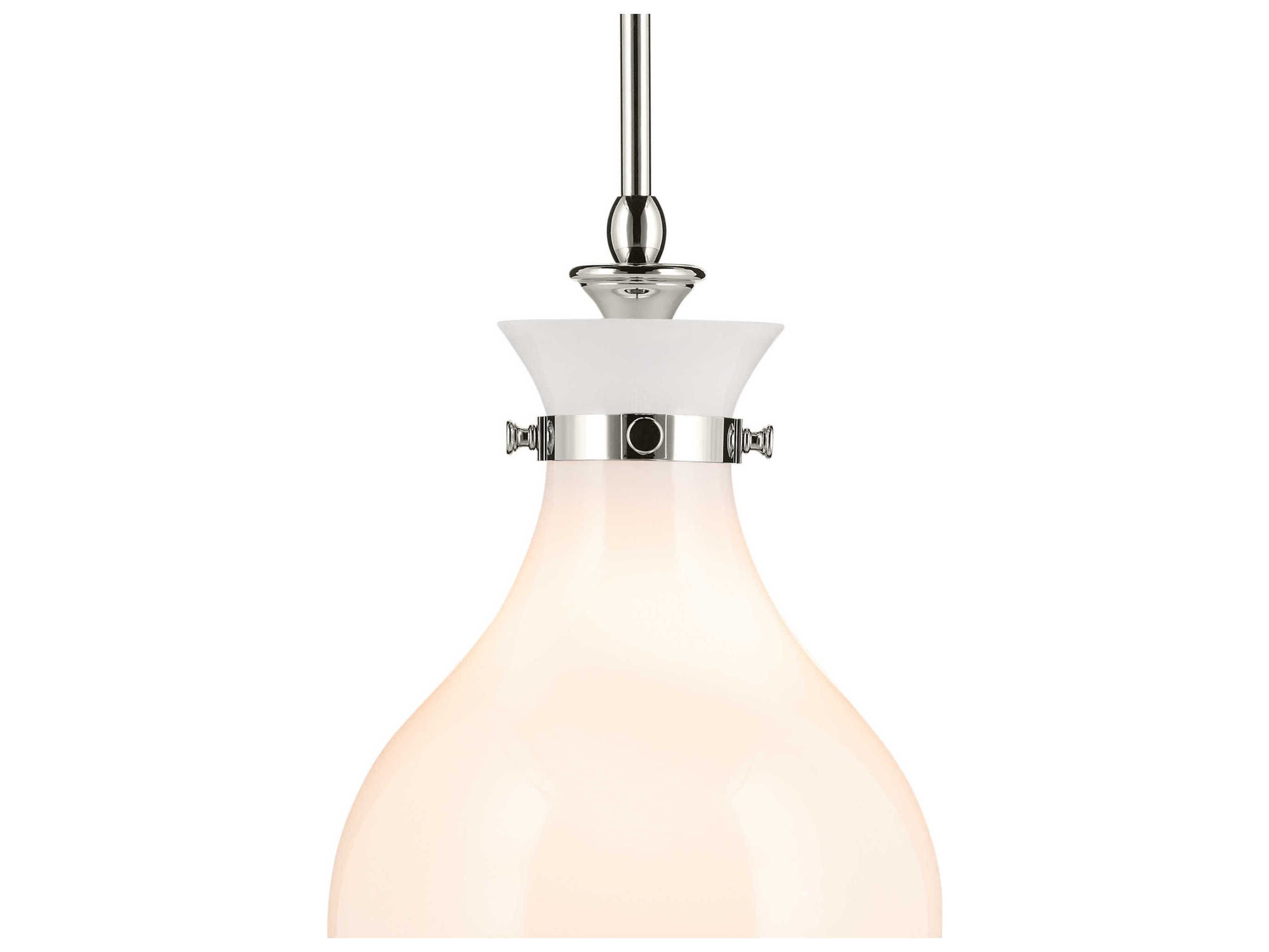 Kichler Laria 1-Light Polished Nickel Mini Pendant