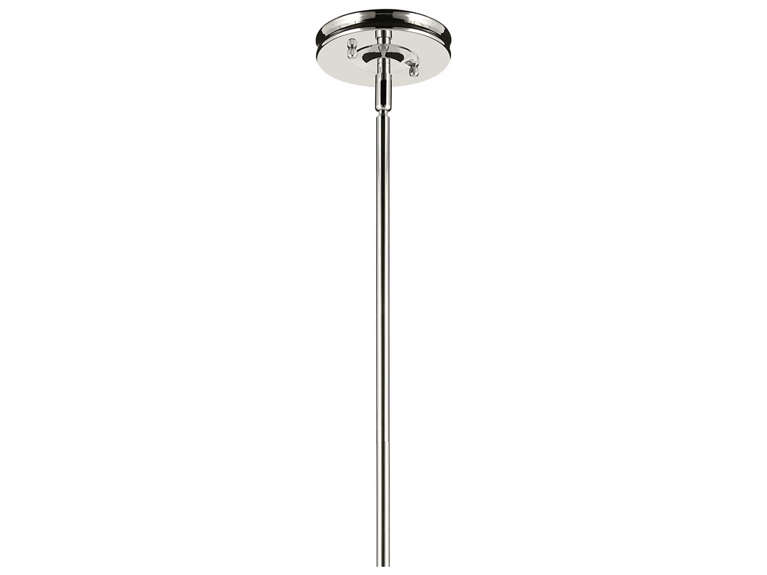 Kichler Laria 1-Light Polished Nickel Mini Pendant