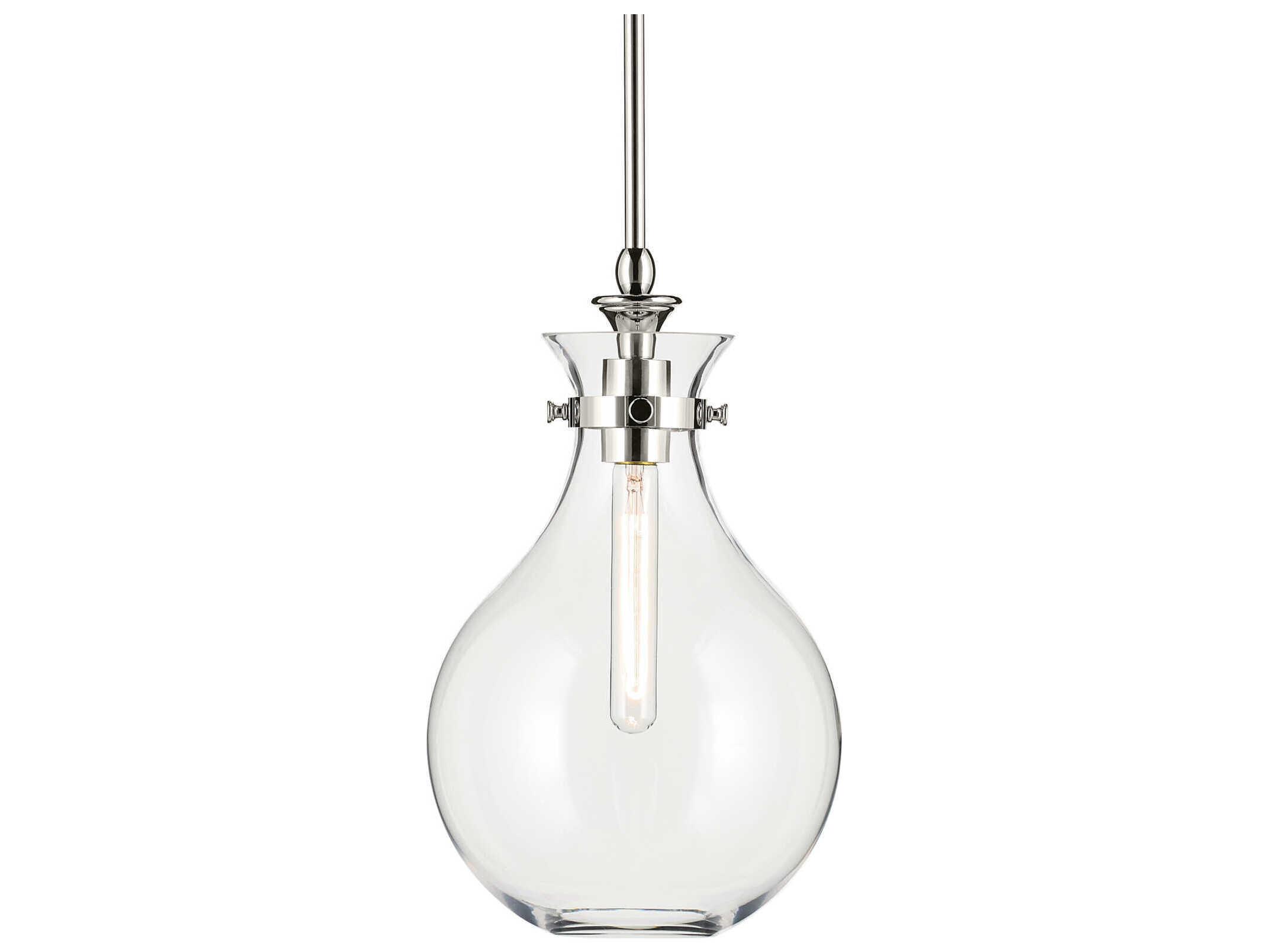 Kichler Laria 1-Light Polished Nickel Mini Pendant