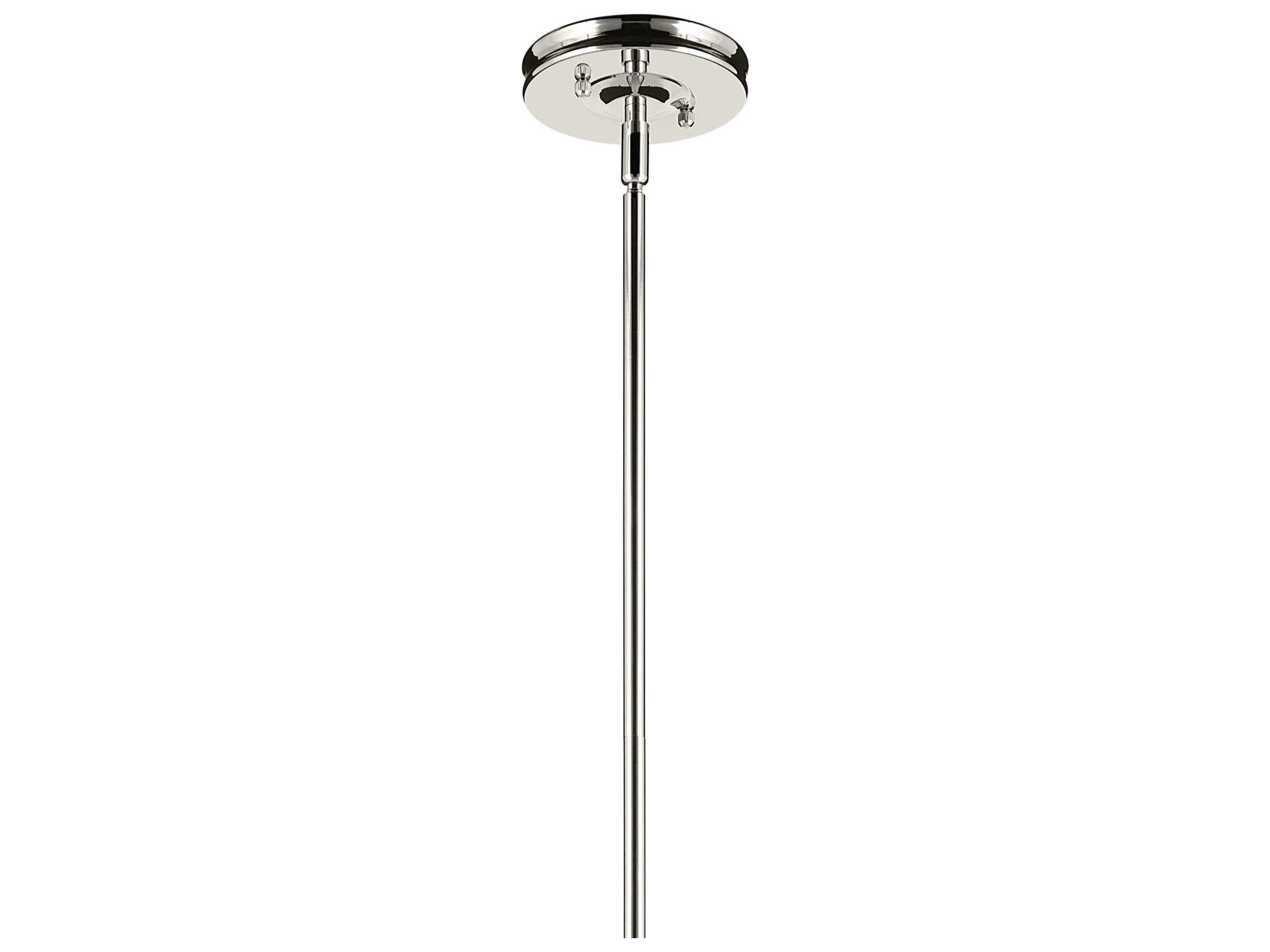 Kichler Laria 1-Light Polished Nickel Mini Pendant