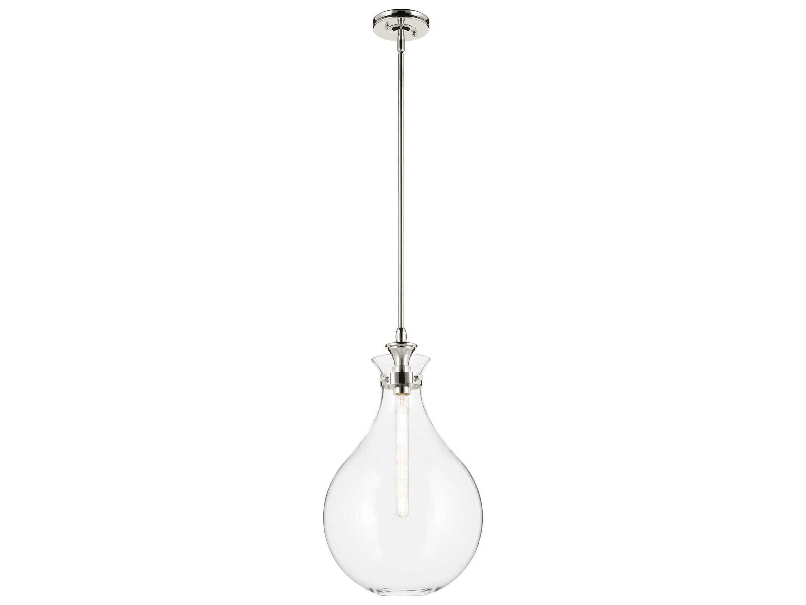 Kichler Laria 1-Light Polished Nickel Pendant