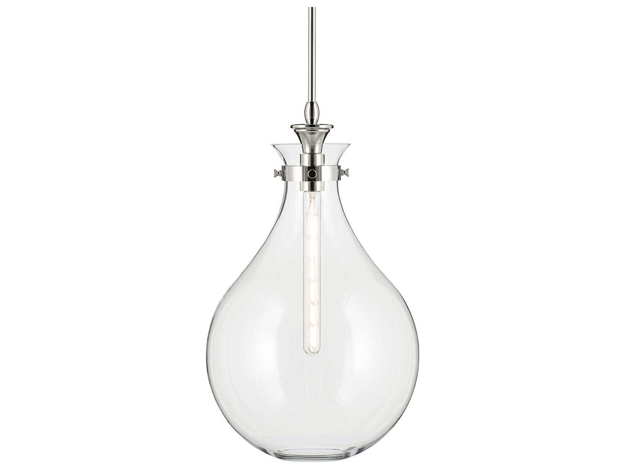 Kichler Laria 1-Light Polished Nickel Pendant