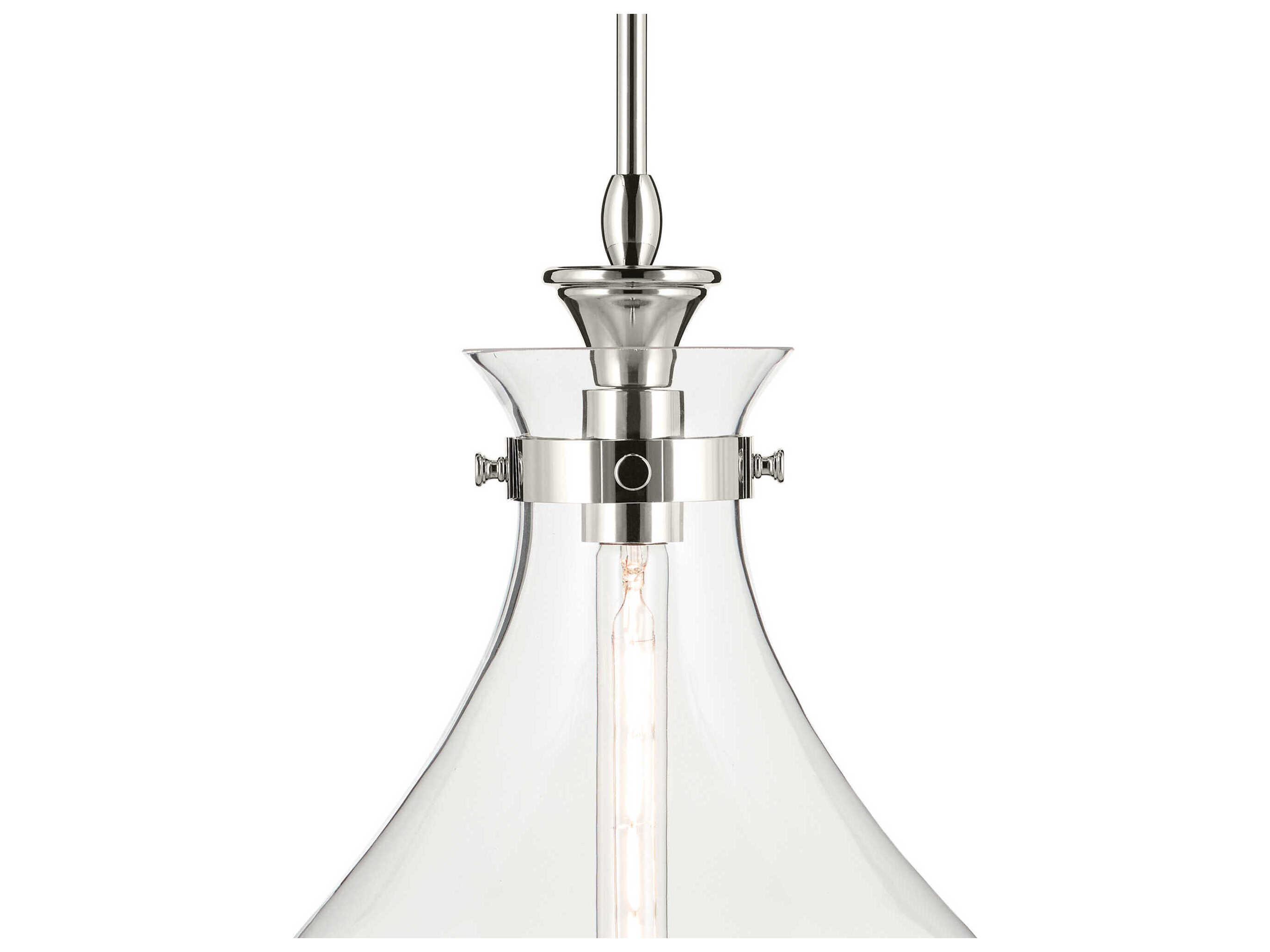 Kichler Laria 1-Light Polished Nickel Pendant