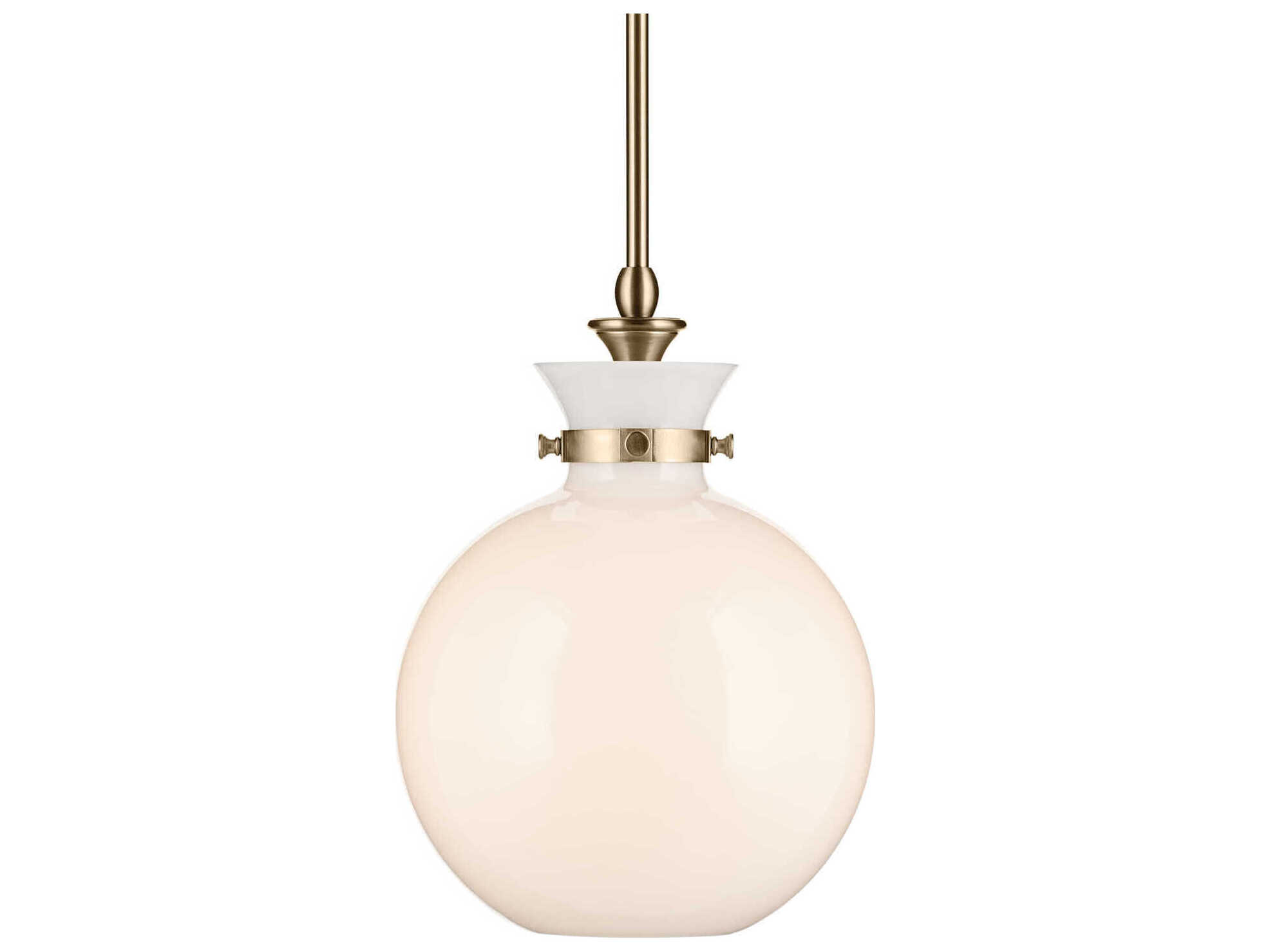 Kichler Laria 1-Light Champagne Bronze Globe Mini Pendant