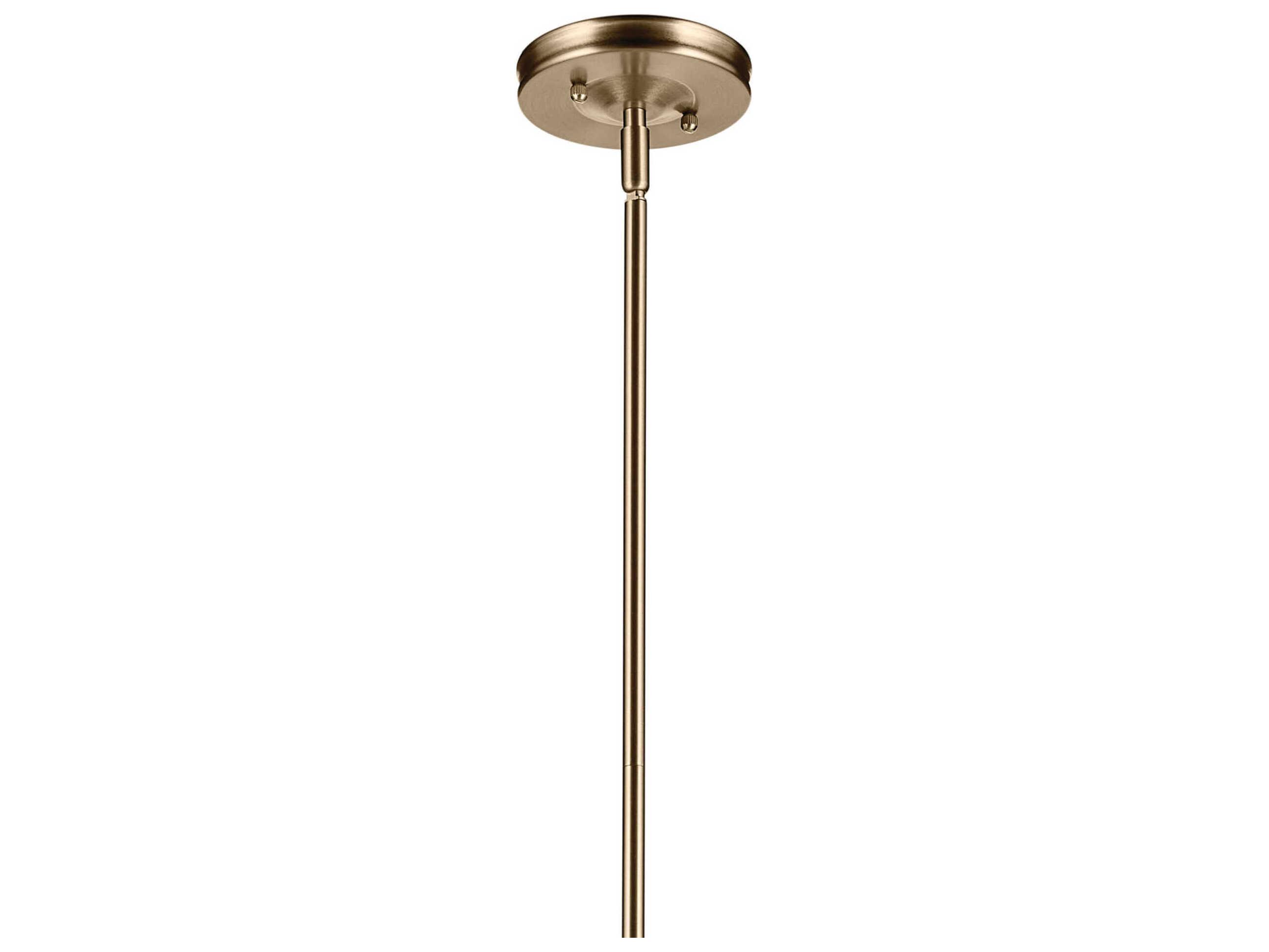 Kichler Laria 1-Light Champagne Bronze Globe Mini Pendant