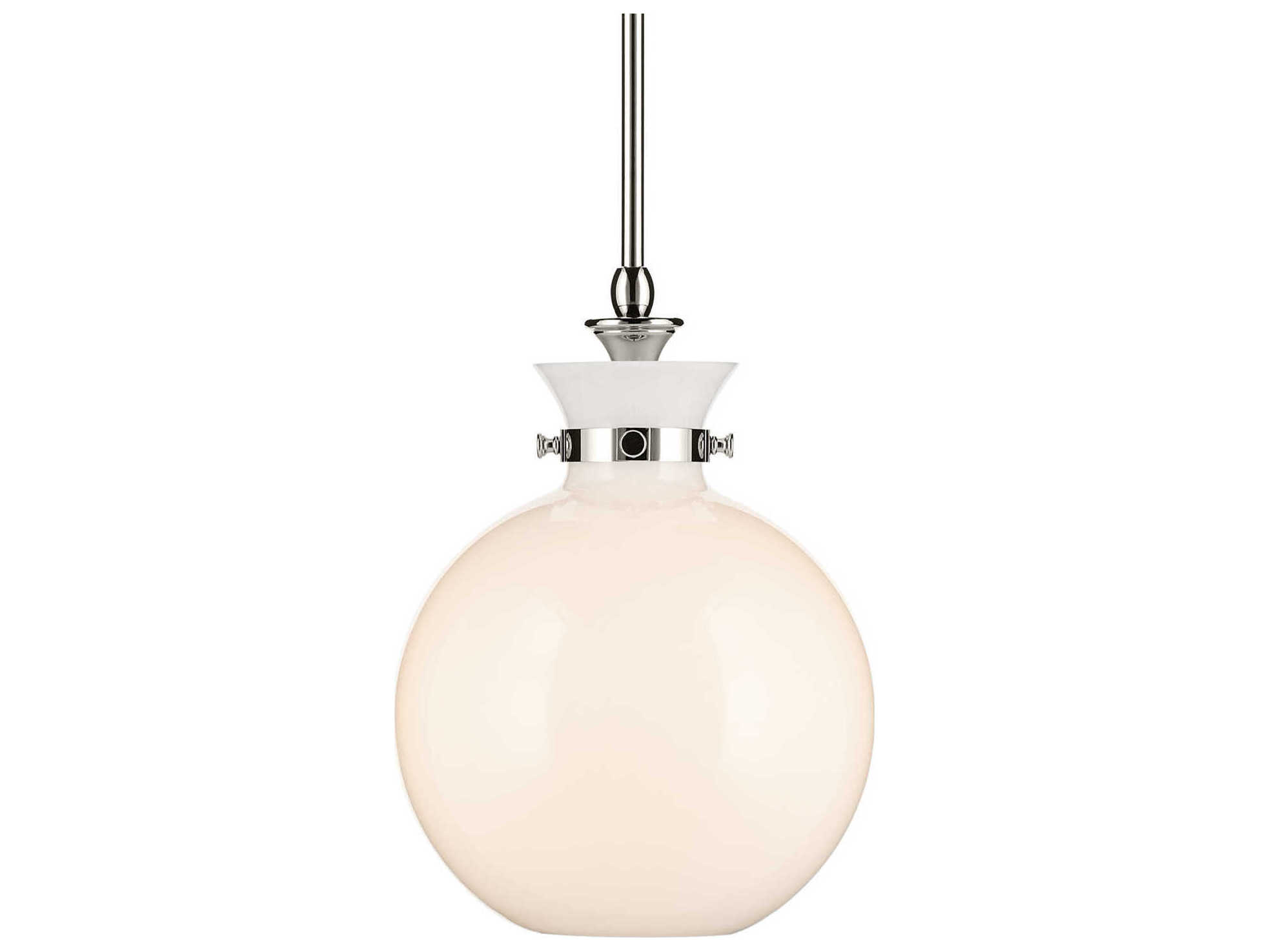 Kichler Laria 1-Light Polished Nickel Globe Mini Pendant