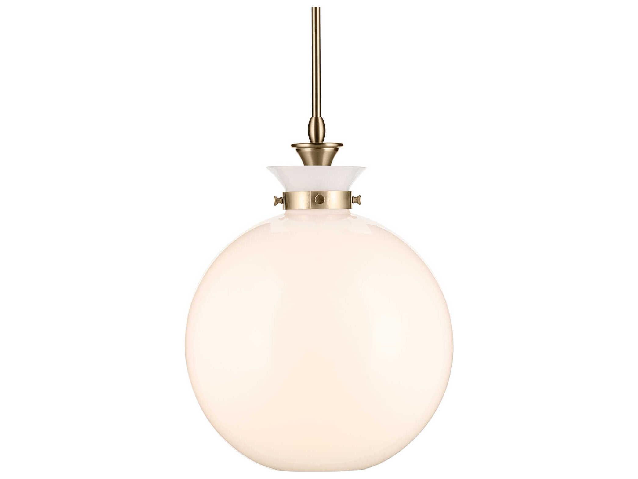 Kichler Laria 1-Light Champagne Bronze Globe Pendant