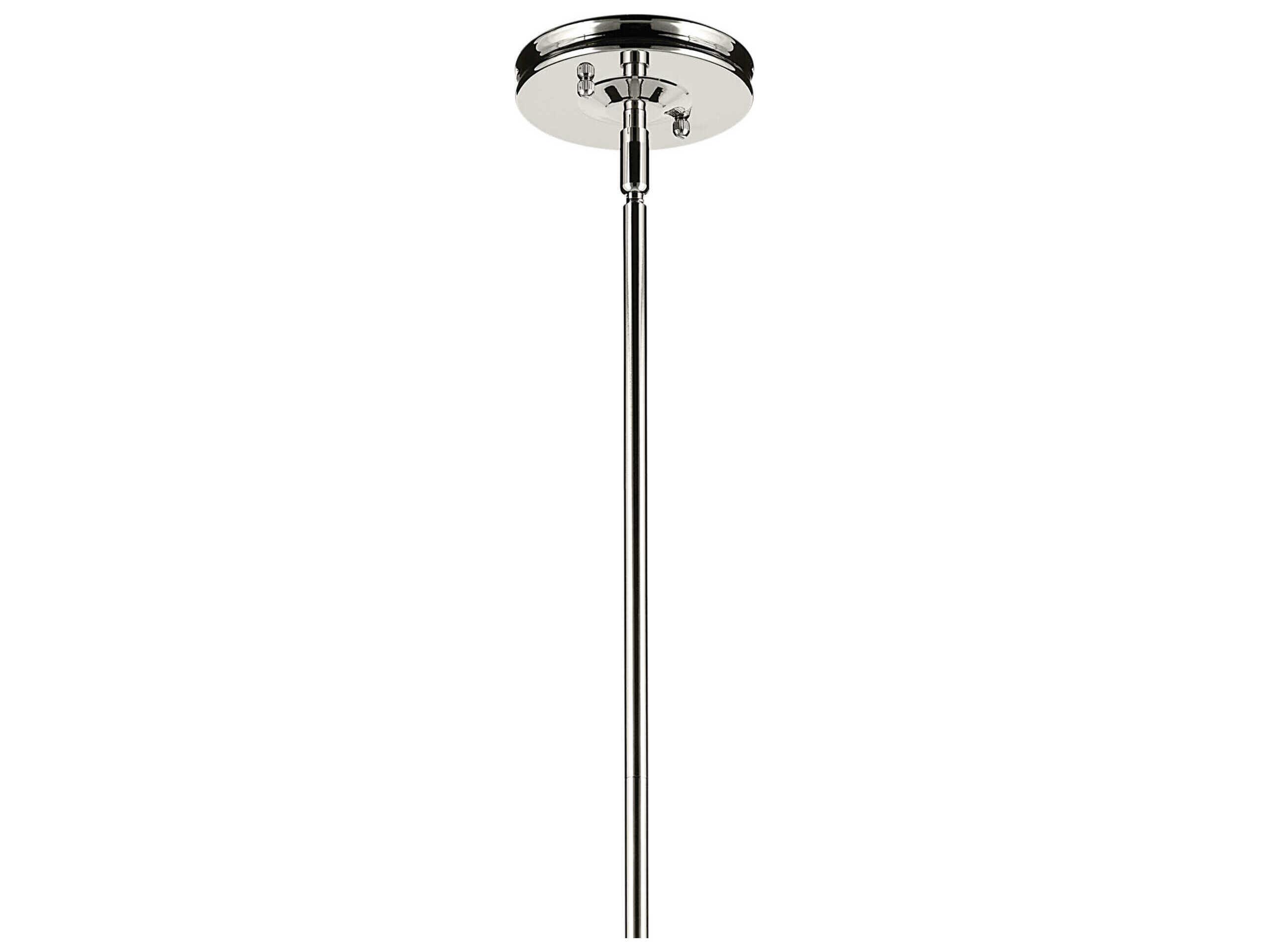 Kichler Laria 1-Light Polished Nickel Globe Pendant