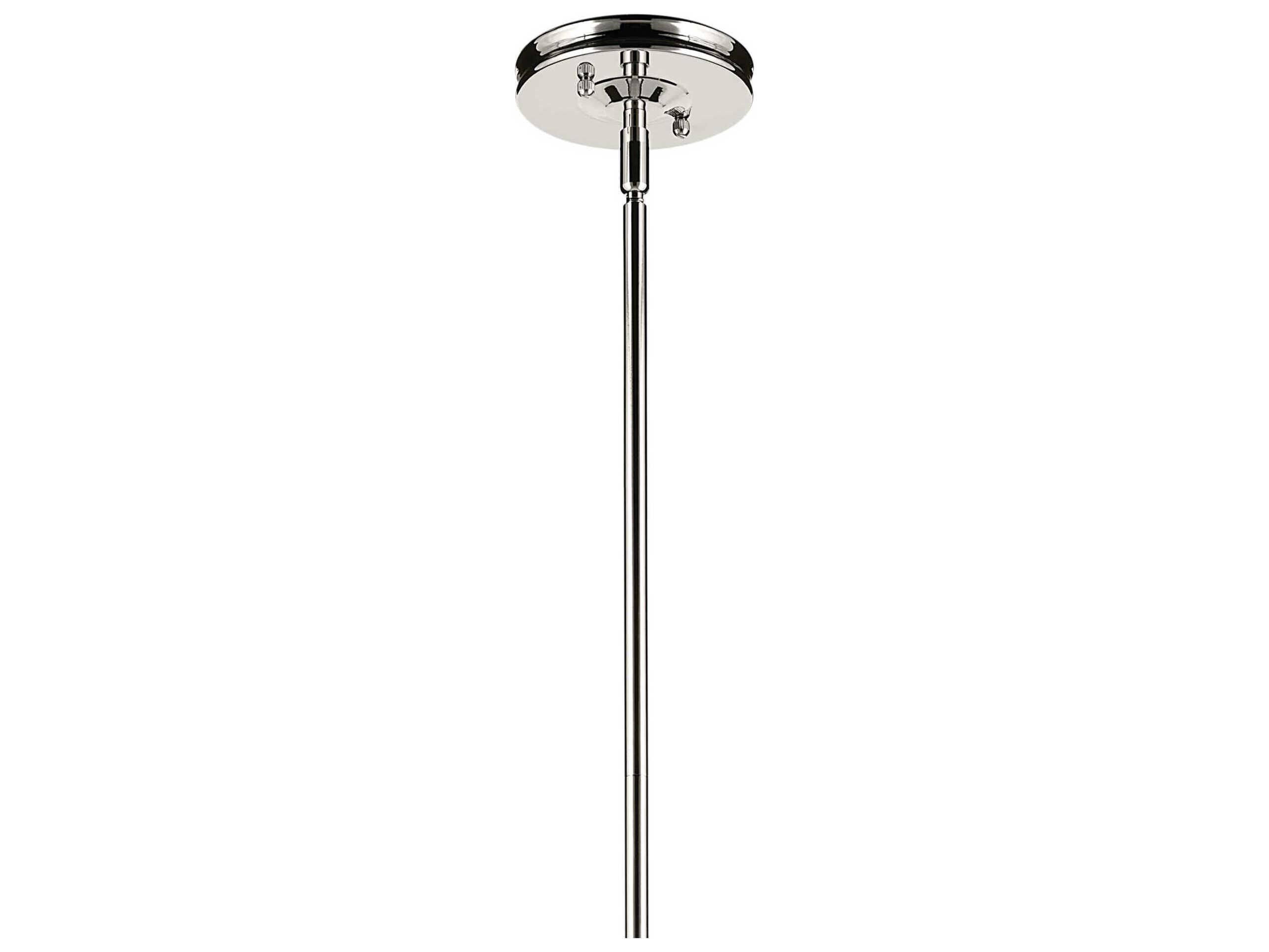 Kichler Laria 1-Light Polished Nickel Globe Pendant
