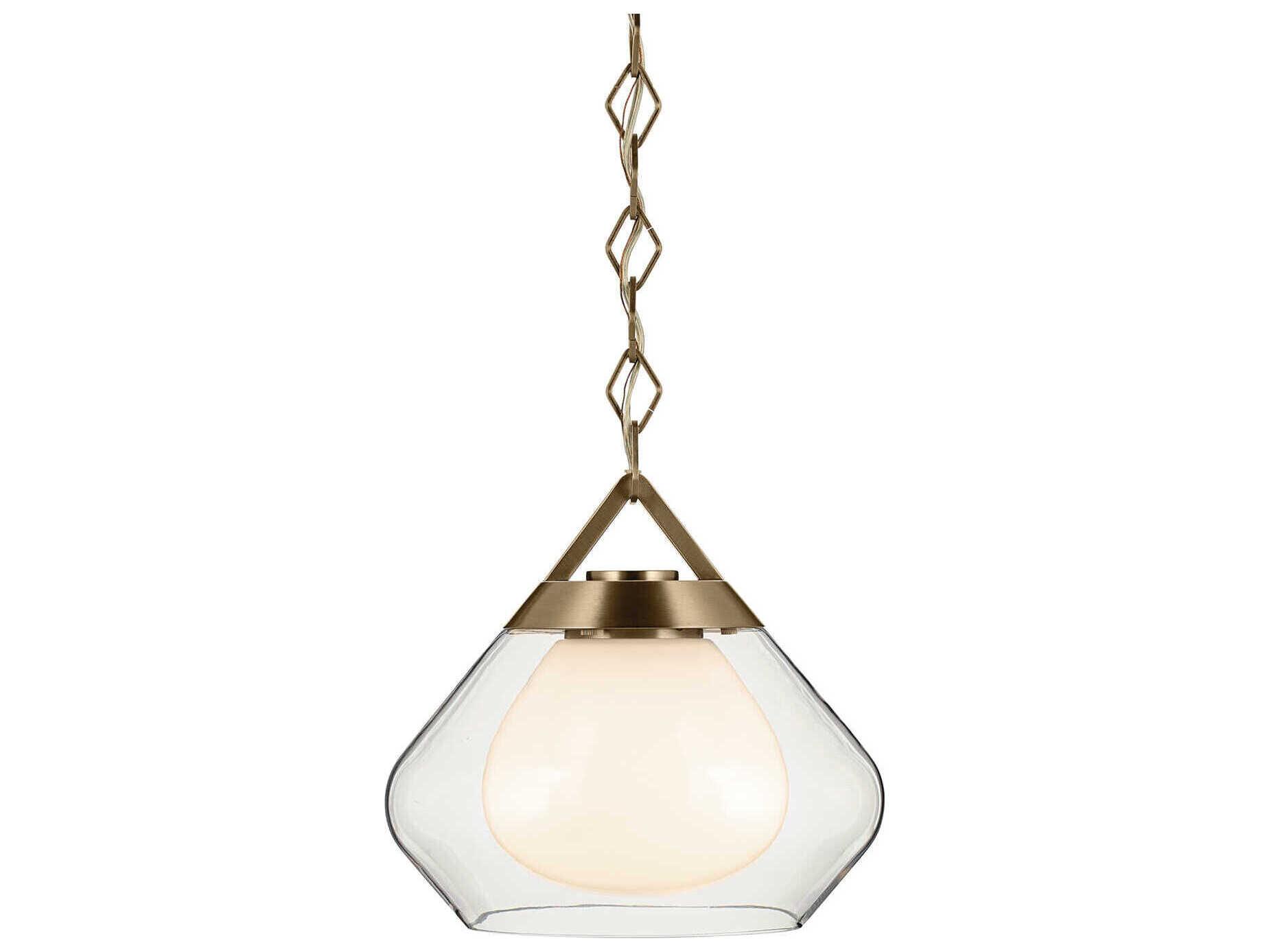 Kichler Nella 1-Light Champagne Bronze Mini Pendant