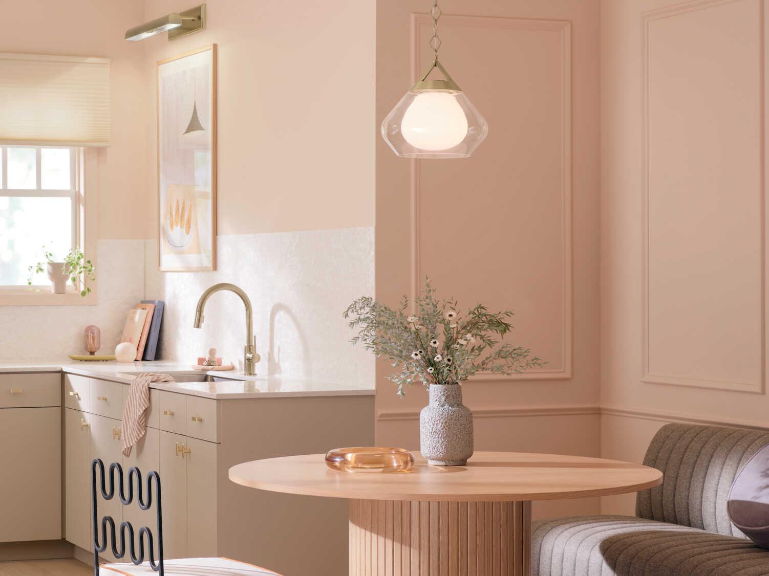 Kichler Nella 1-Light Champagne Bronze Mini Pendant