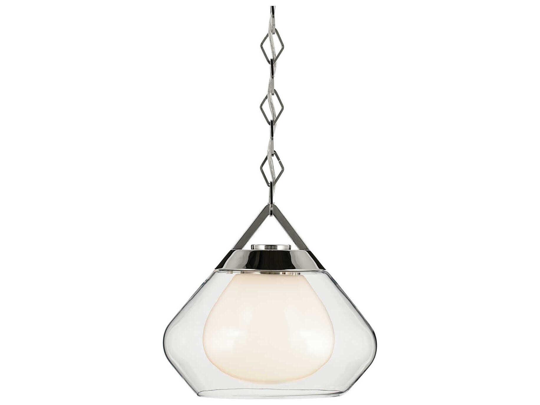 Kichler Nella 1-Light Polished Nickel Mini Pendant