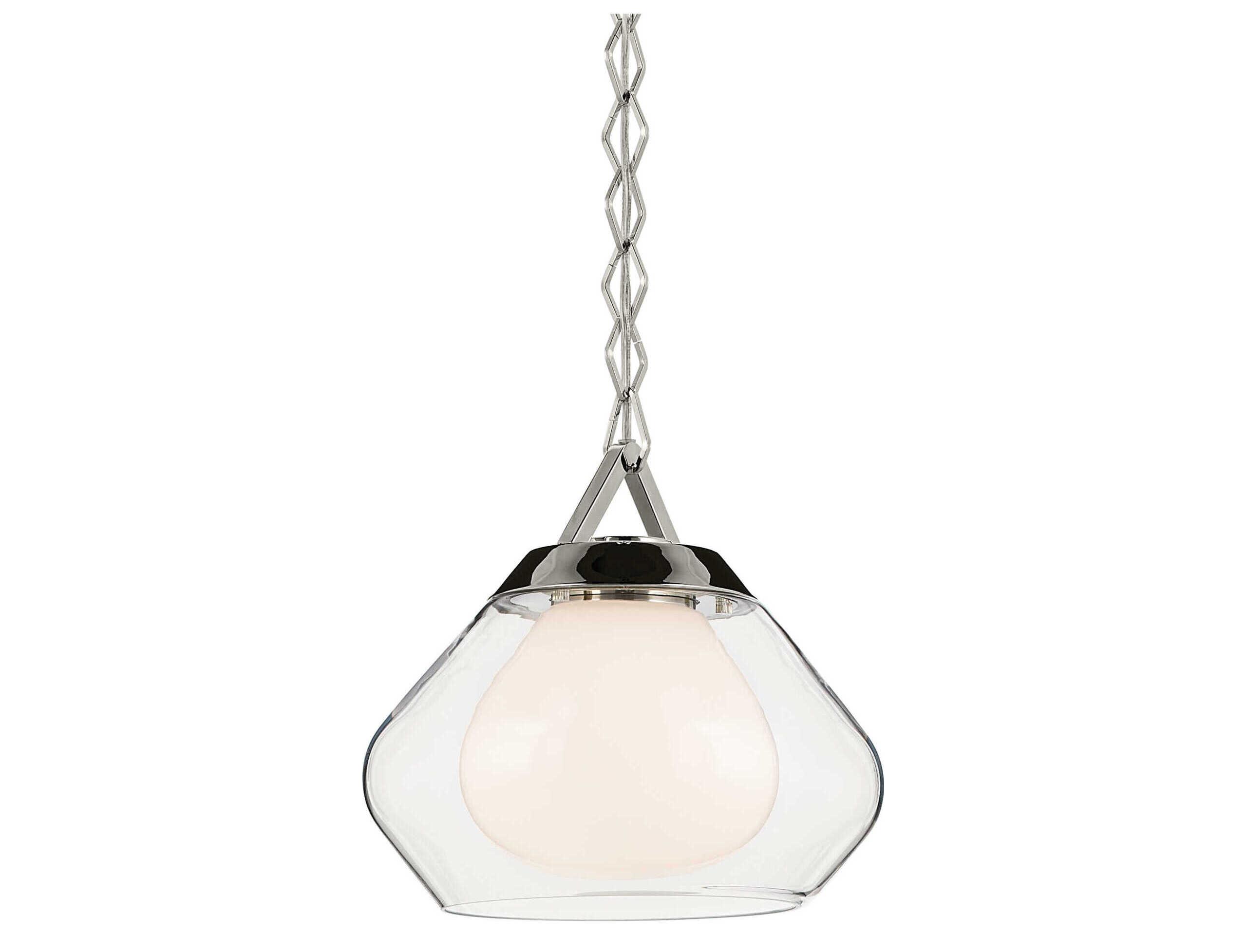 Kichler Nella 1-Light Polished Nickel Mini Pendant