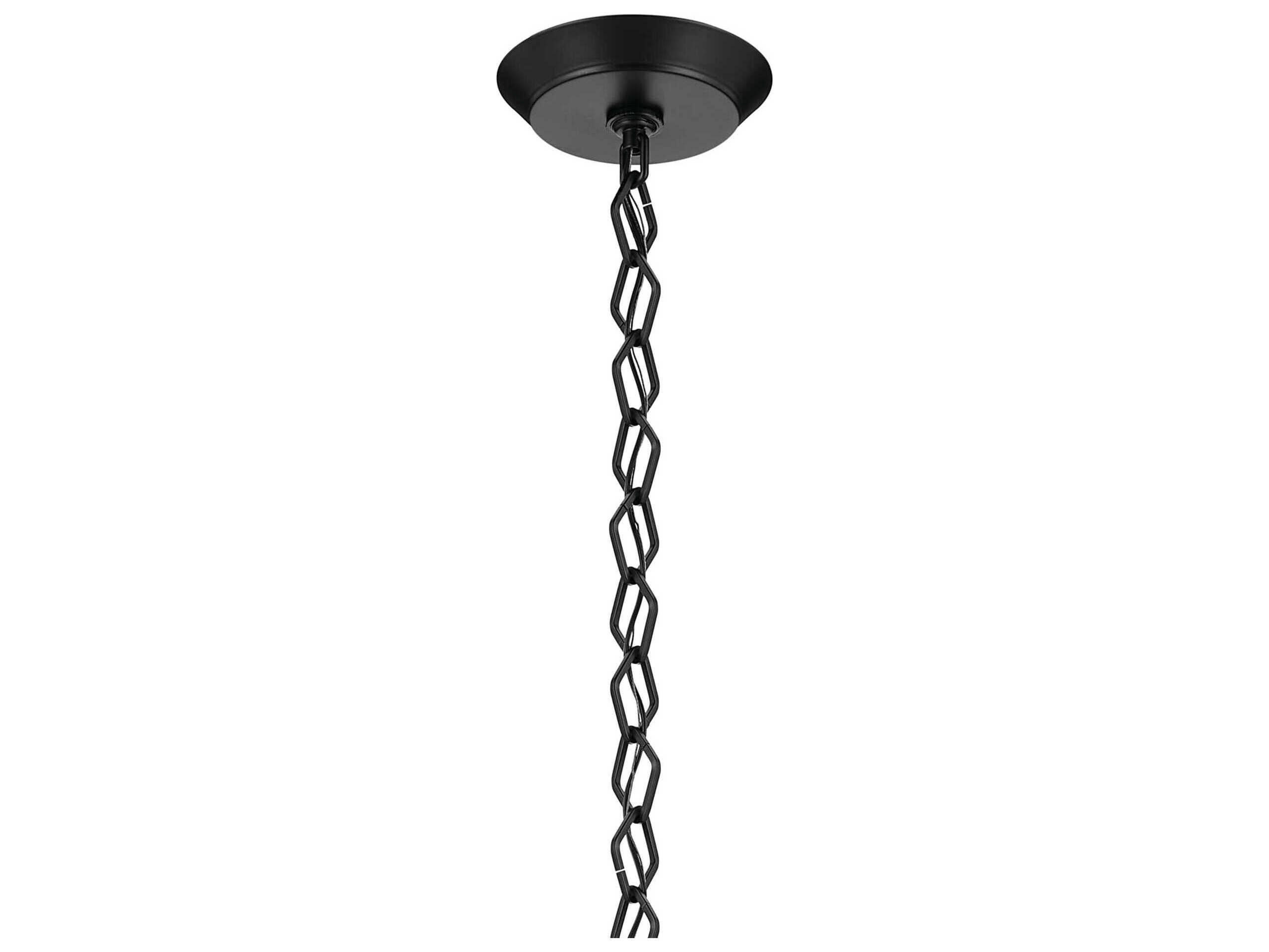 Kichler Nella 1-Light Black Pendant