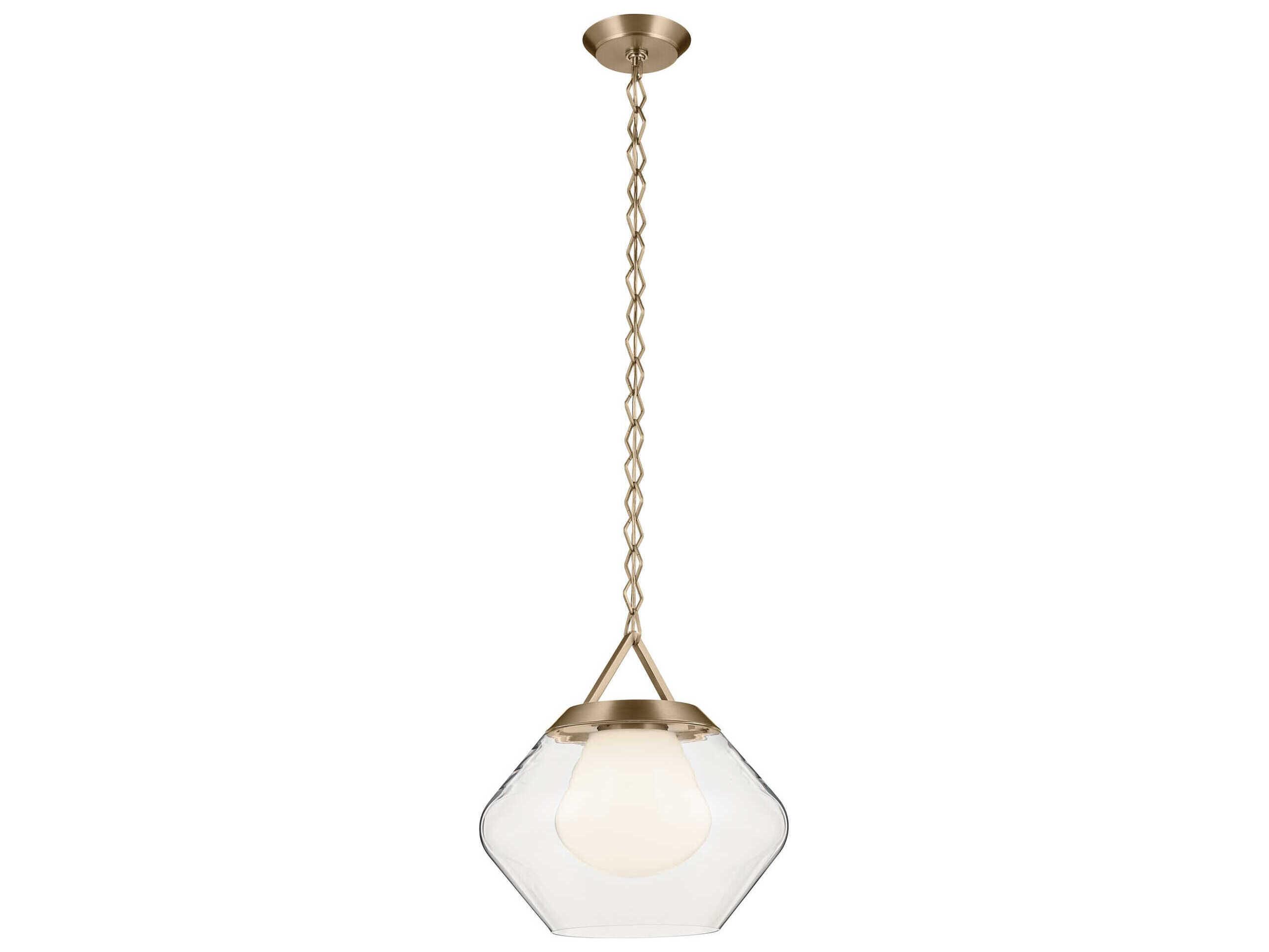 Kichler Nella 1-Light Champagne Bronze Pendant