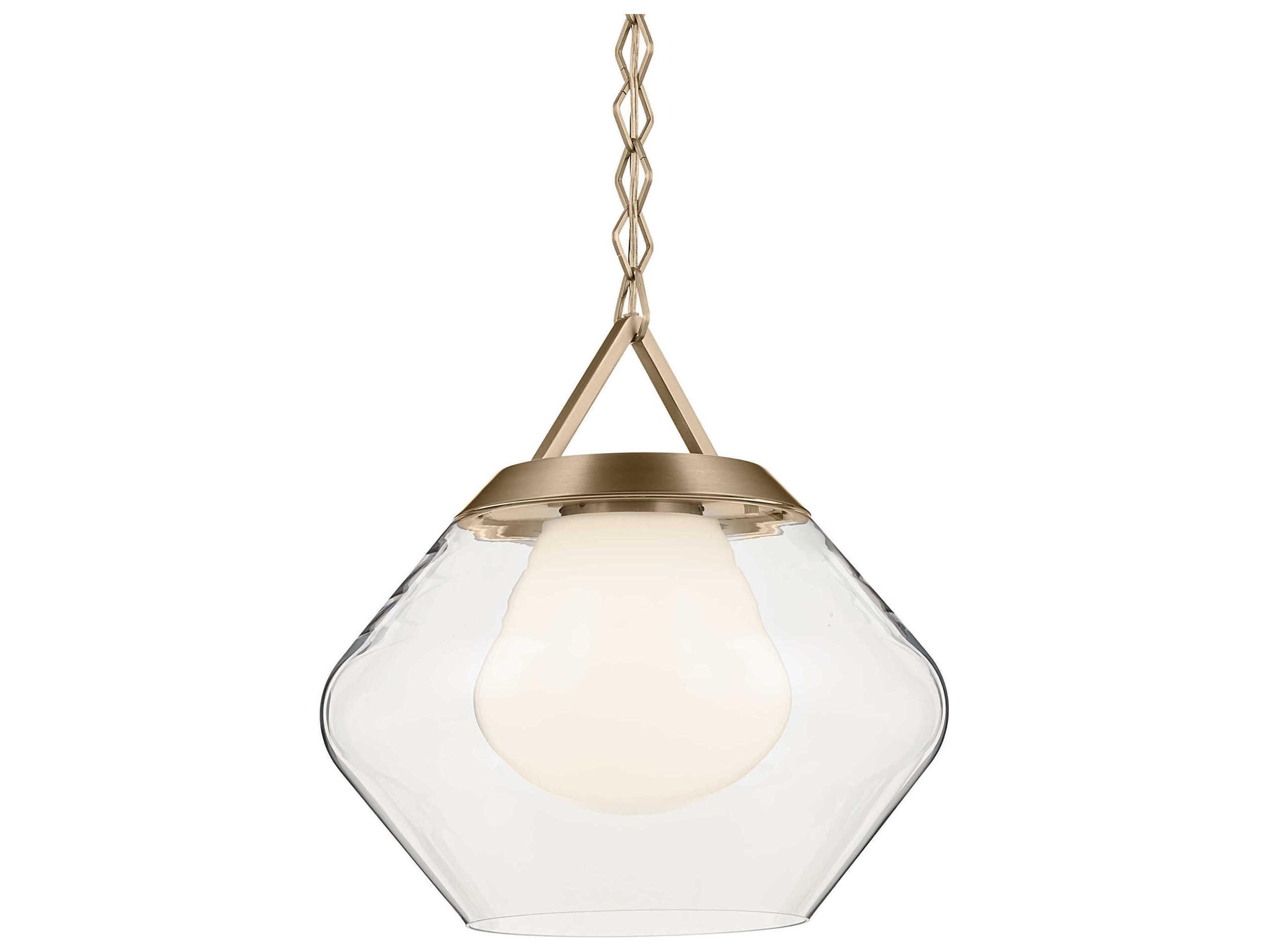 Kichler Nella 1-Light Champagne Bronze Pendant