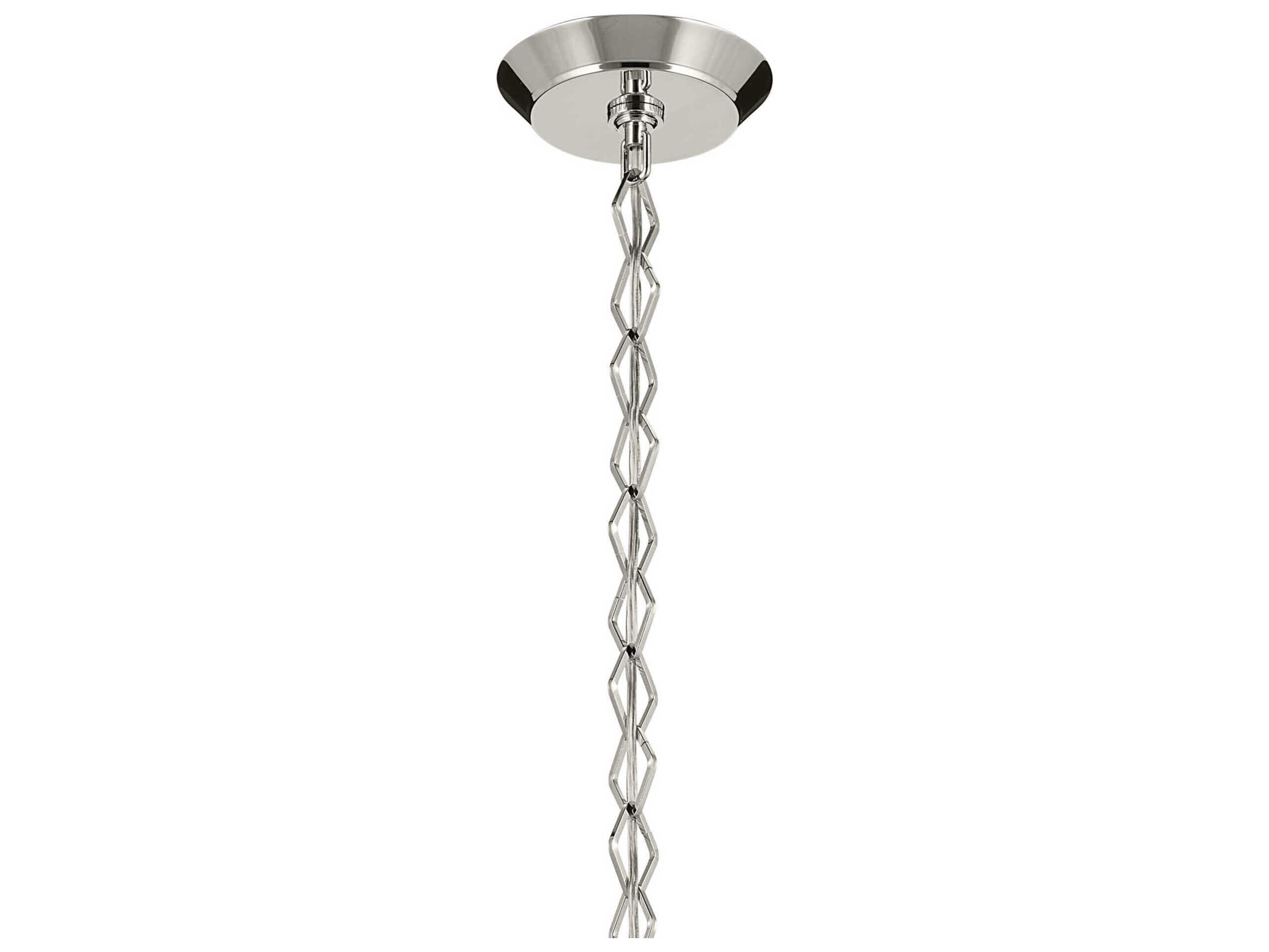 Kichler Nella 1-Light Polished Nickel Pendant