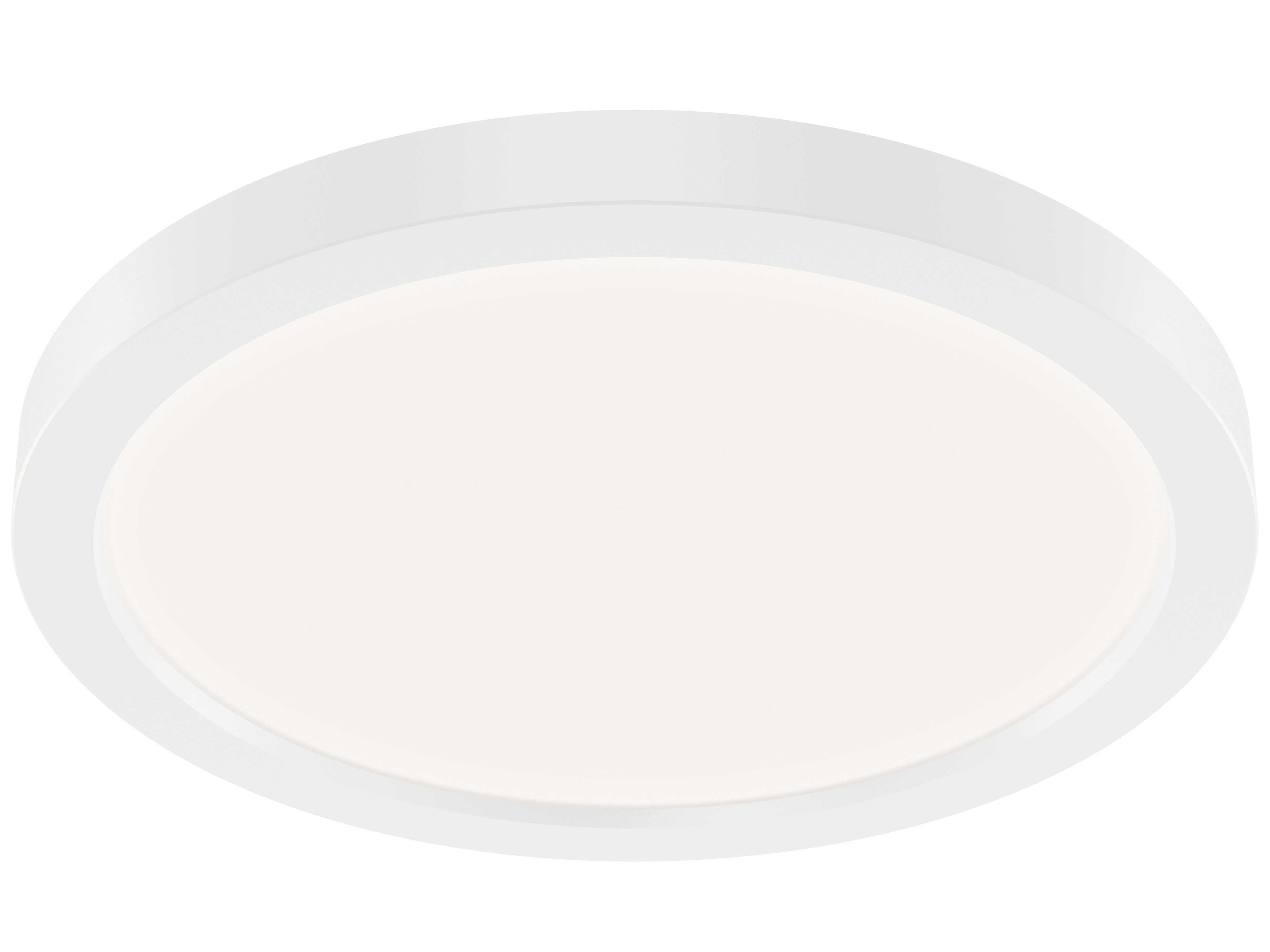 Kichler Ara White Round Flush Mount