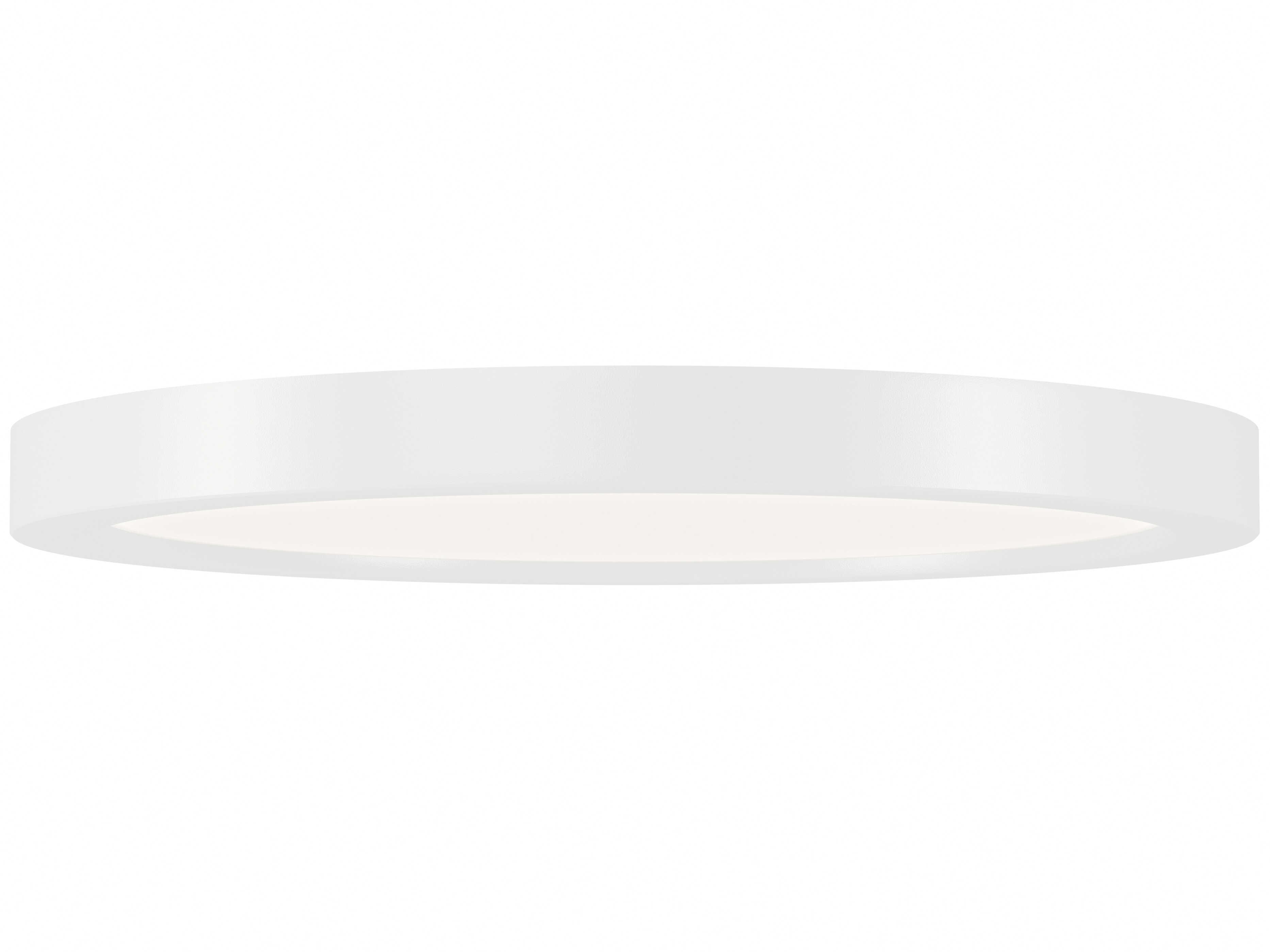 Kichler Ara White Round Flush Mount