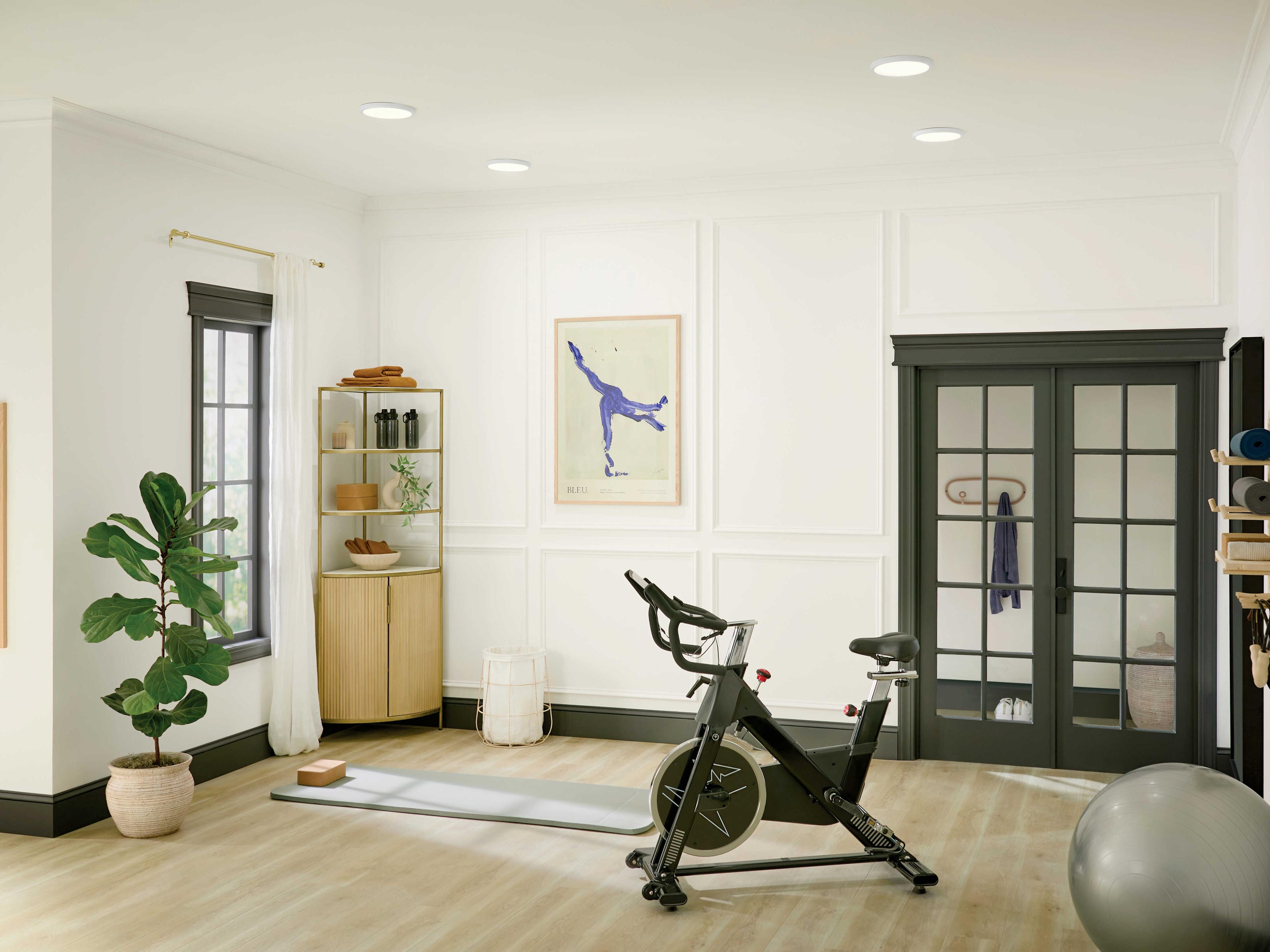 Kichler Ara White Round Flush Mount