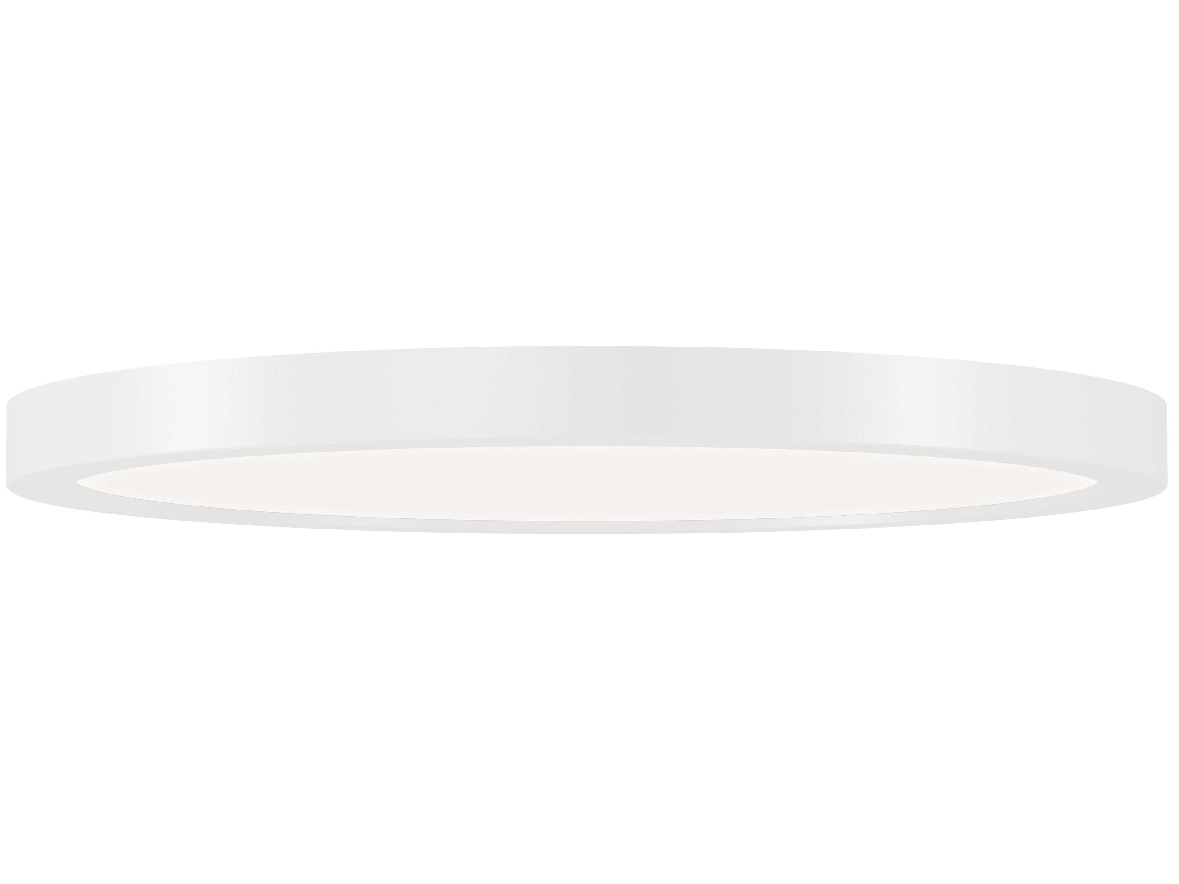Kichler Ara White Round Flush Mount