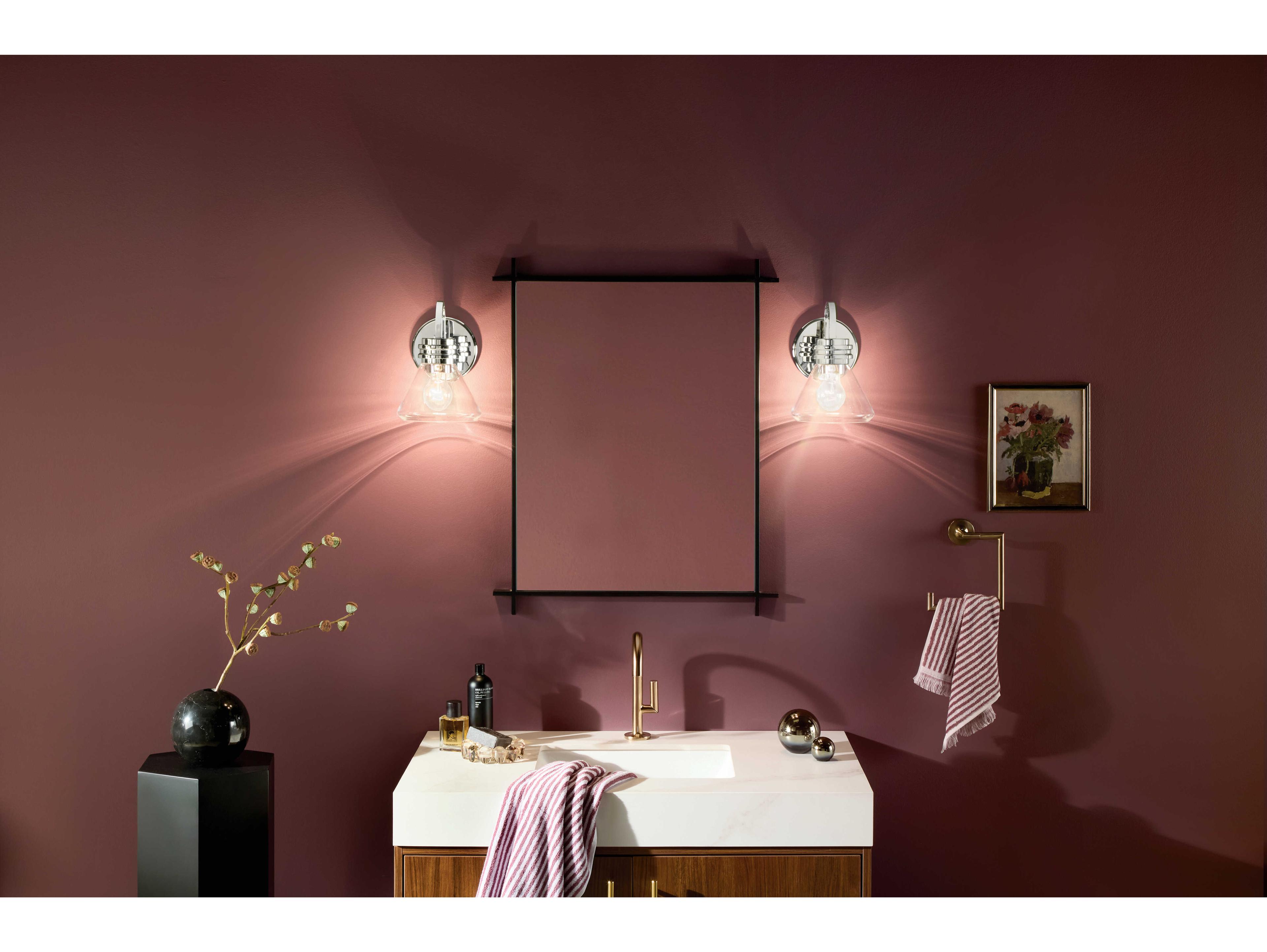 Kichler Farum 1-Light Chrome Wall Sconce