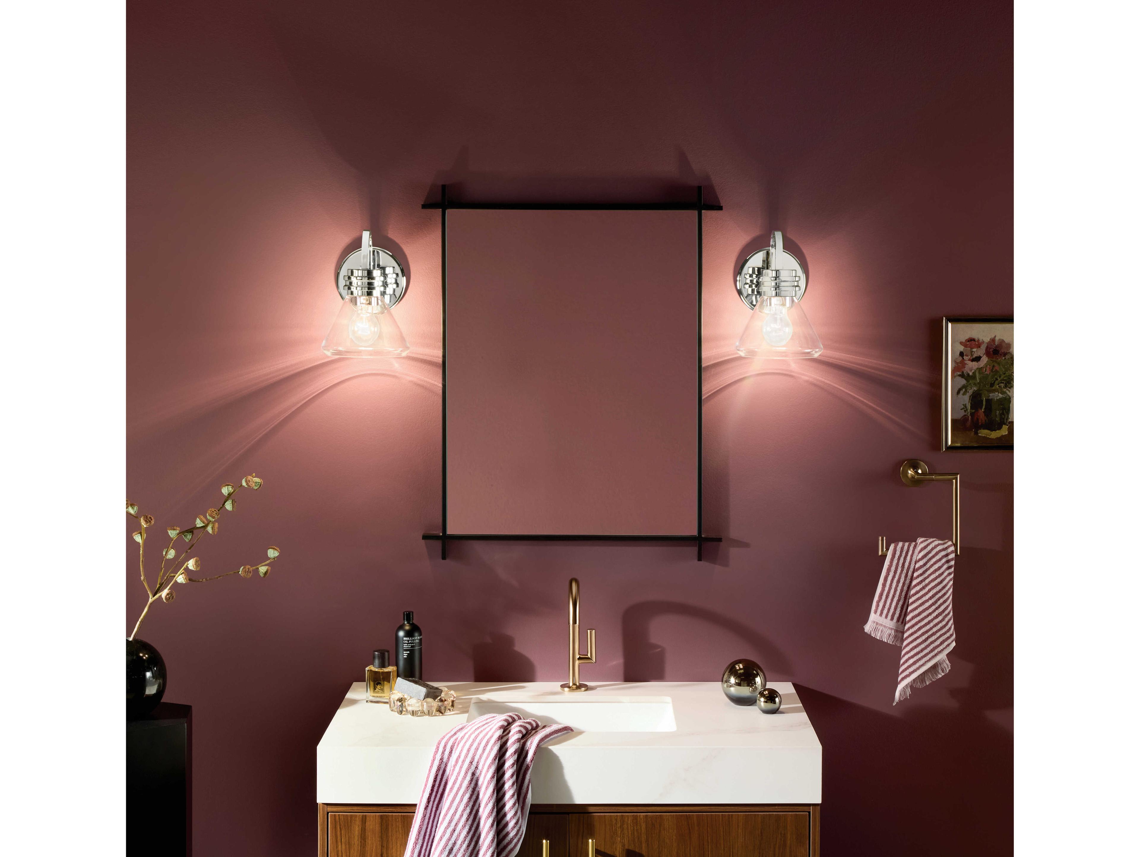 Kichler Farum 1-Light Chrome Wall Sconce