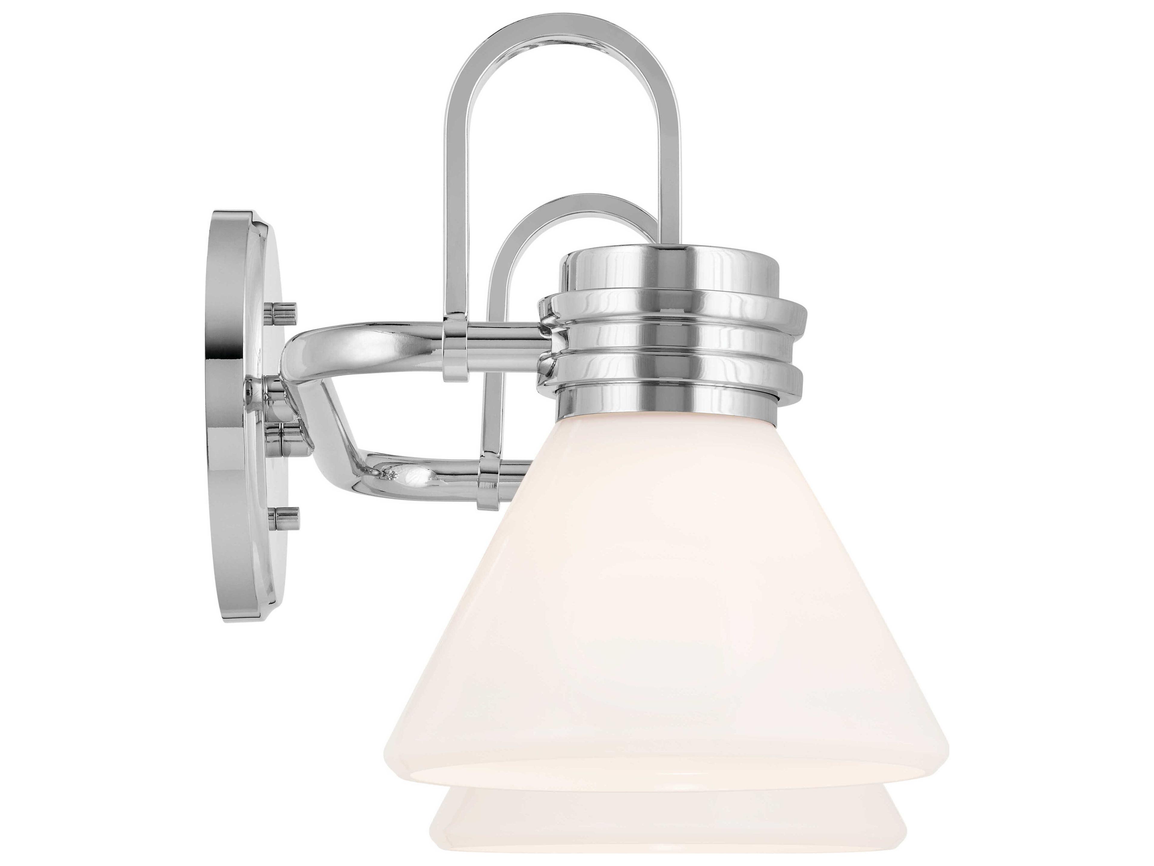 Kichler Farum 2-Light Chrome Glass Vanity Light