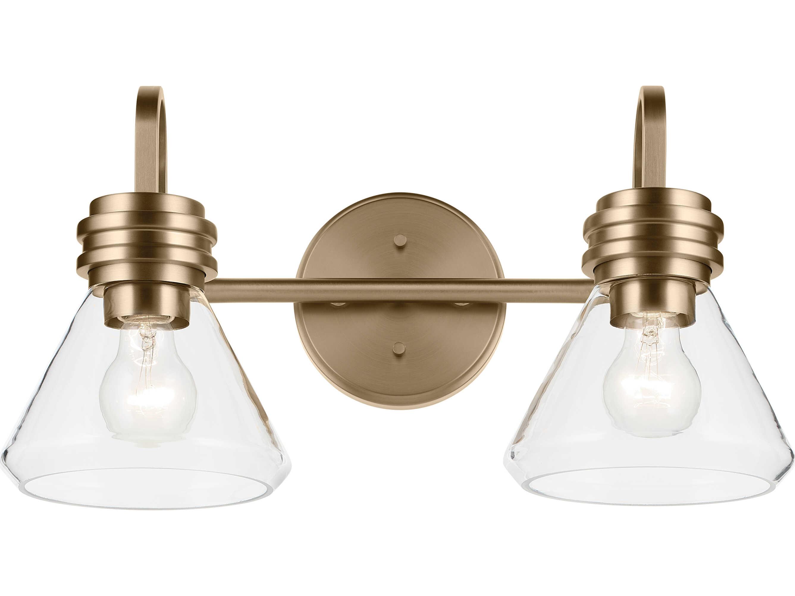 Kichler Farum 2-Light Champagne Bronze Vanity Light