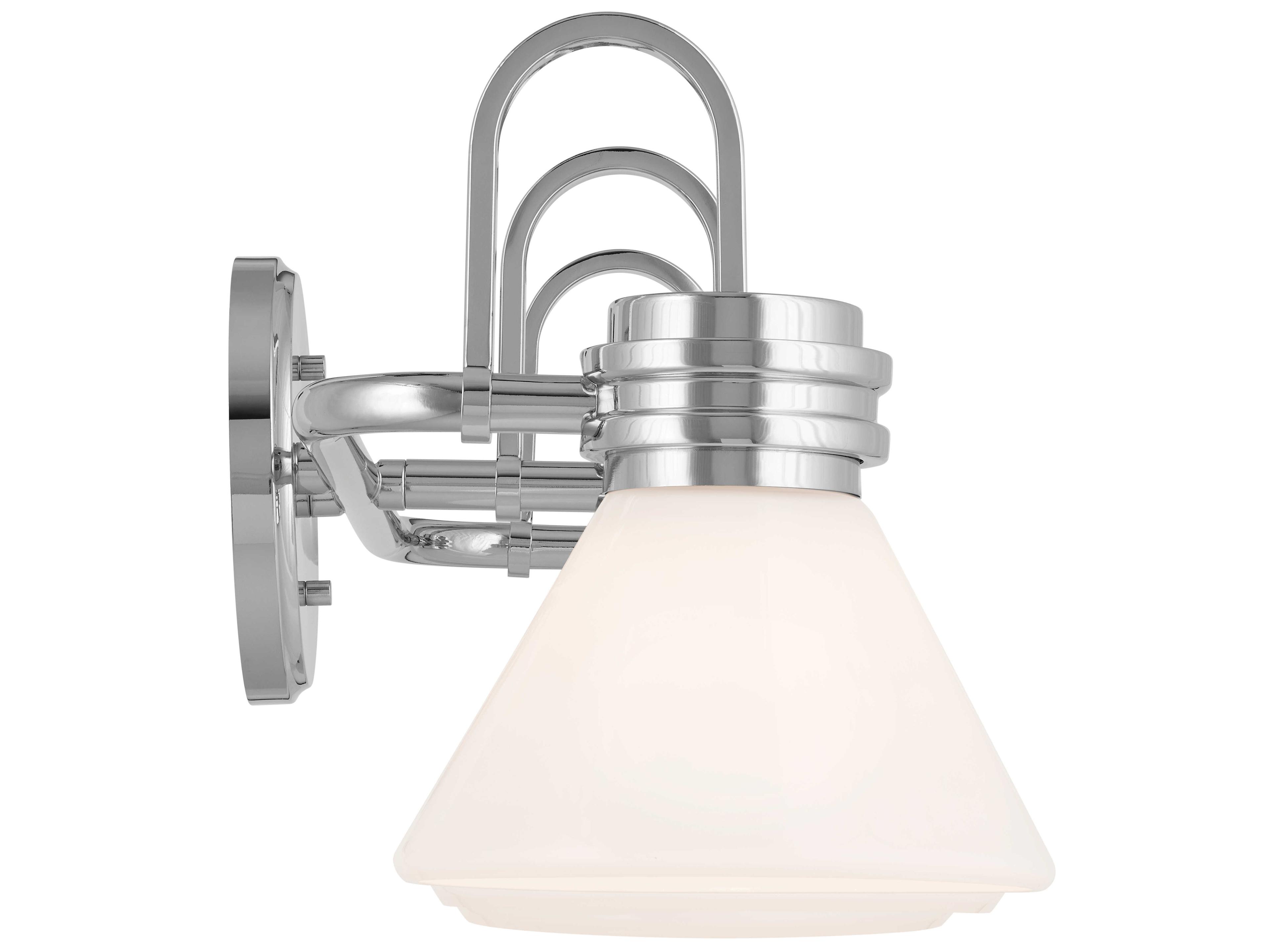 Kichler Farum 3-Light Chrome Glass Vanity Light