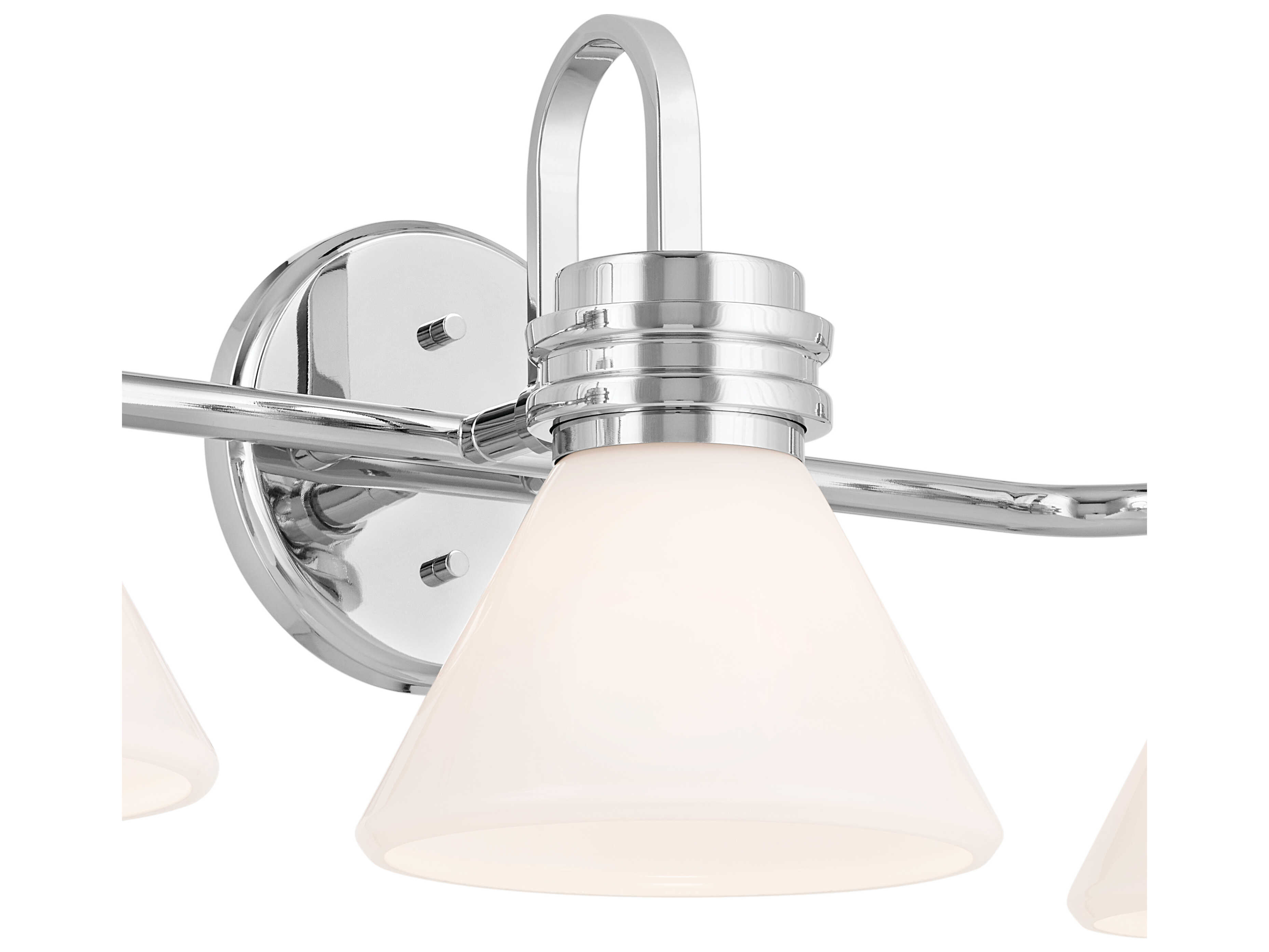 Kichler Farum 3-Light Chrome Glass Vanity Light