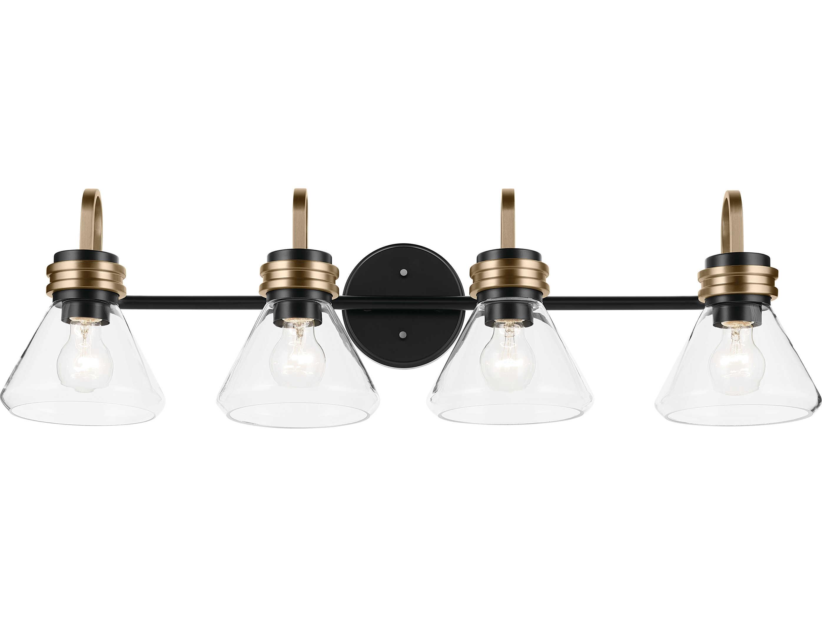 Kichler Farum 4-Light Black Vanity Light