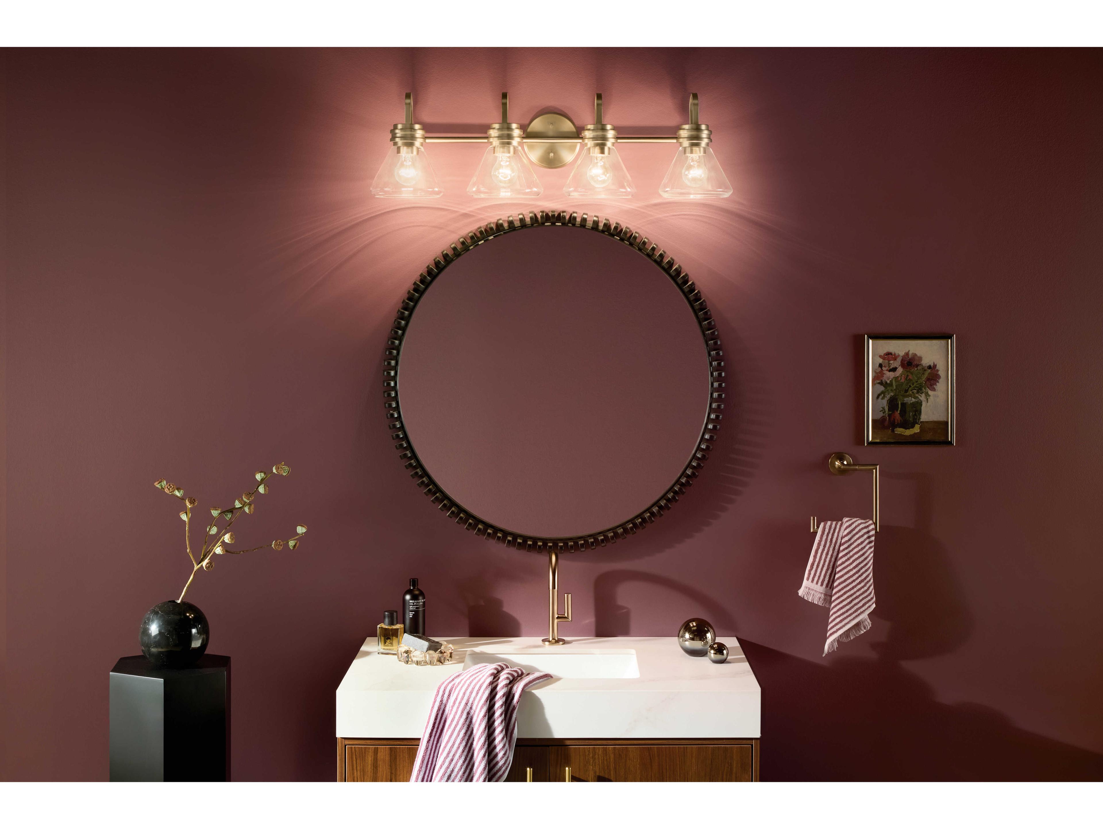 Kichler Farum 4-Light Champagne Bronze Vanity Light