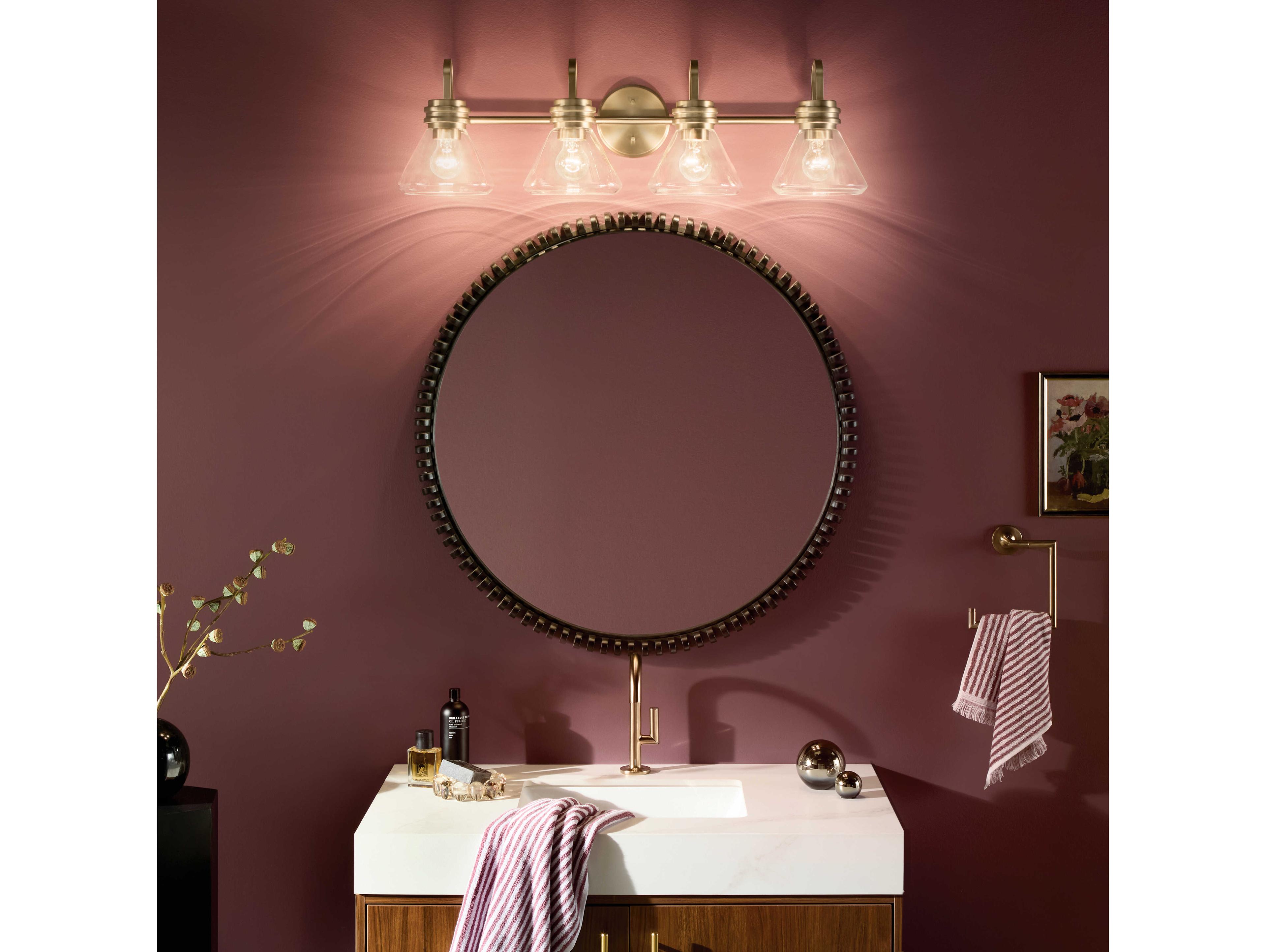 Kichler Farum 4-Light Champagne Bronze Vanity Light