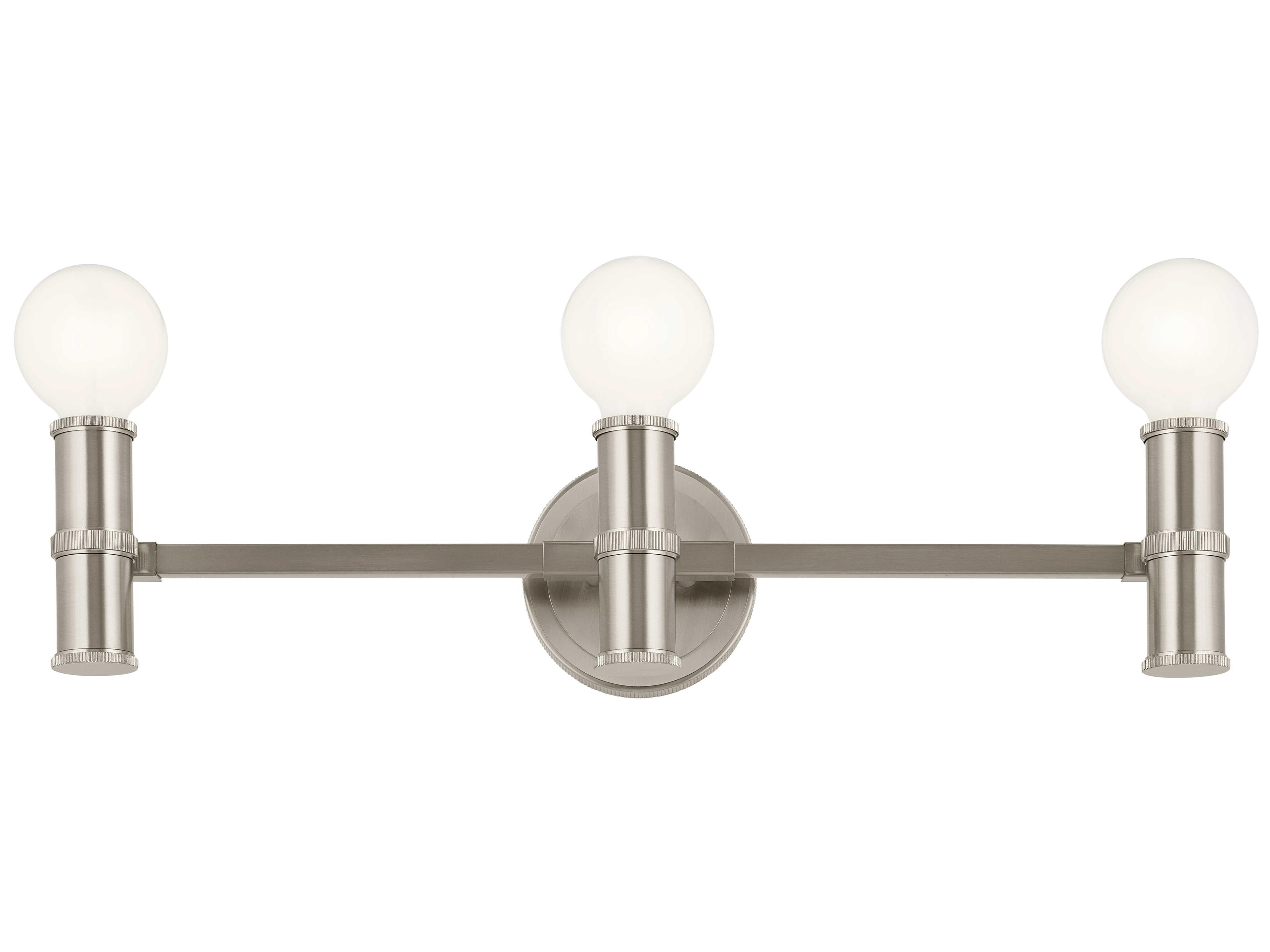 Kichler Torche 3-Light Brushed Nickel Vanity Light