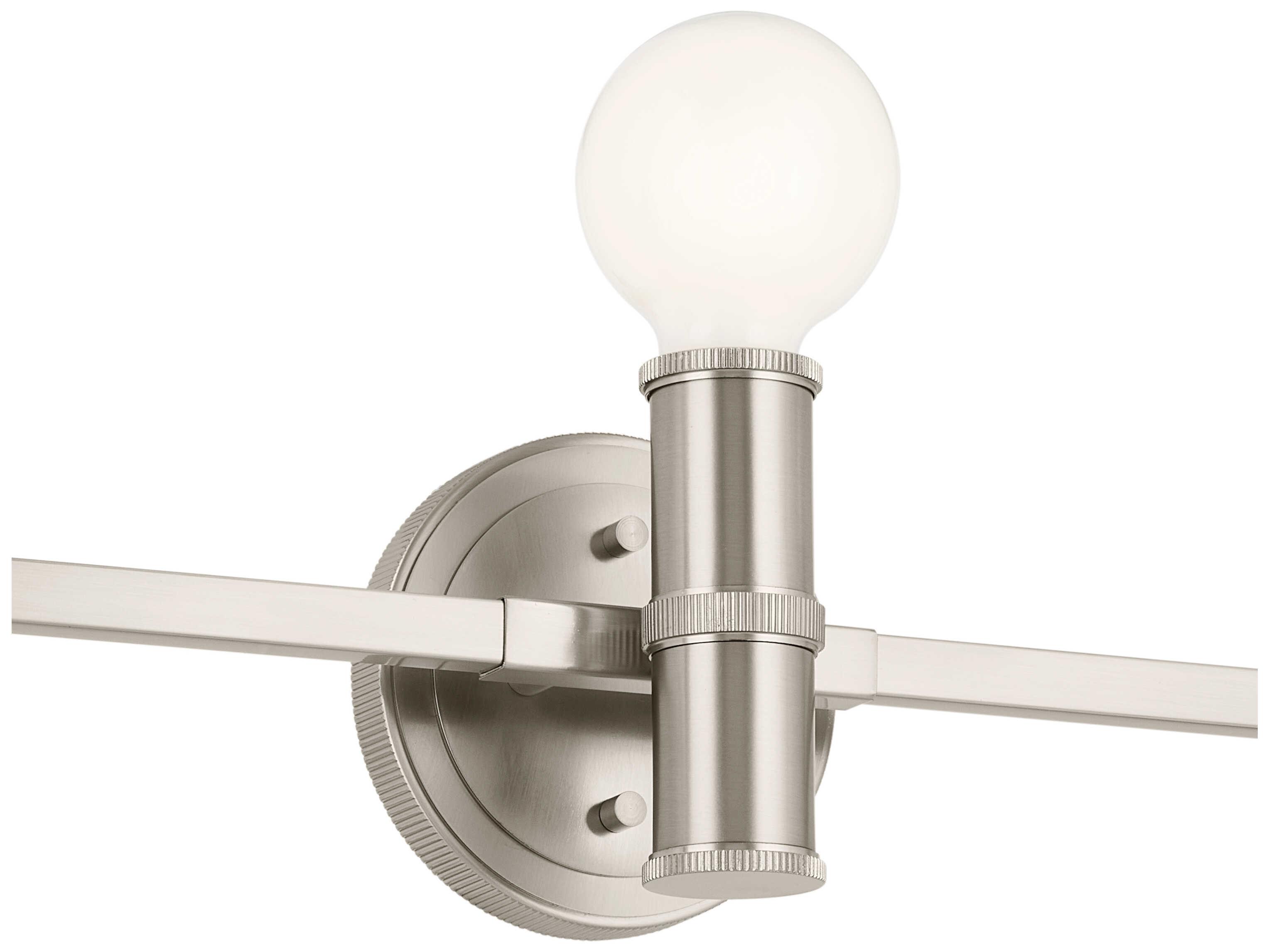 Kichler Torche 3-Light Brushed Nickel Vanity Light