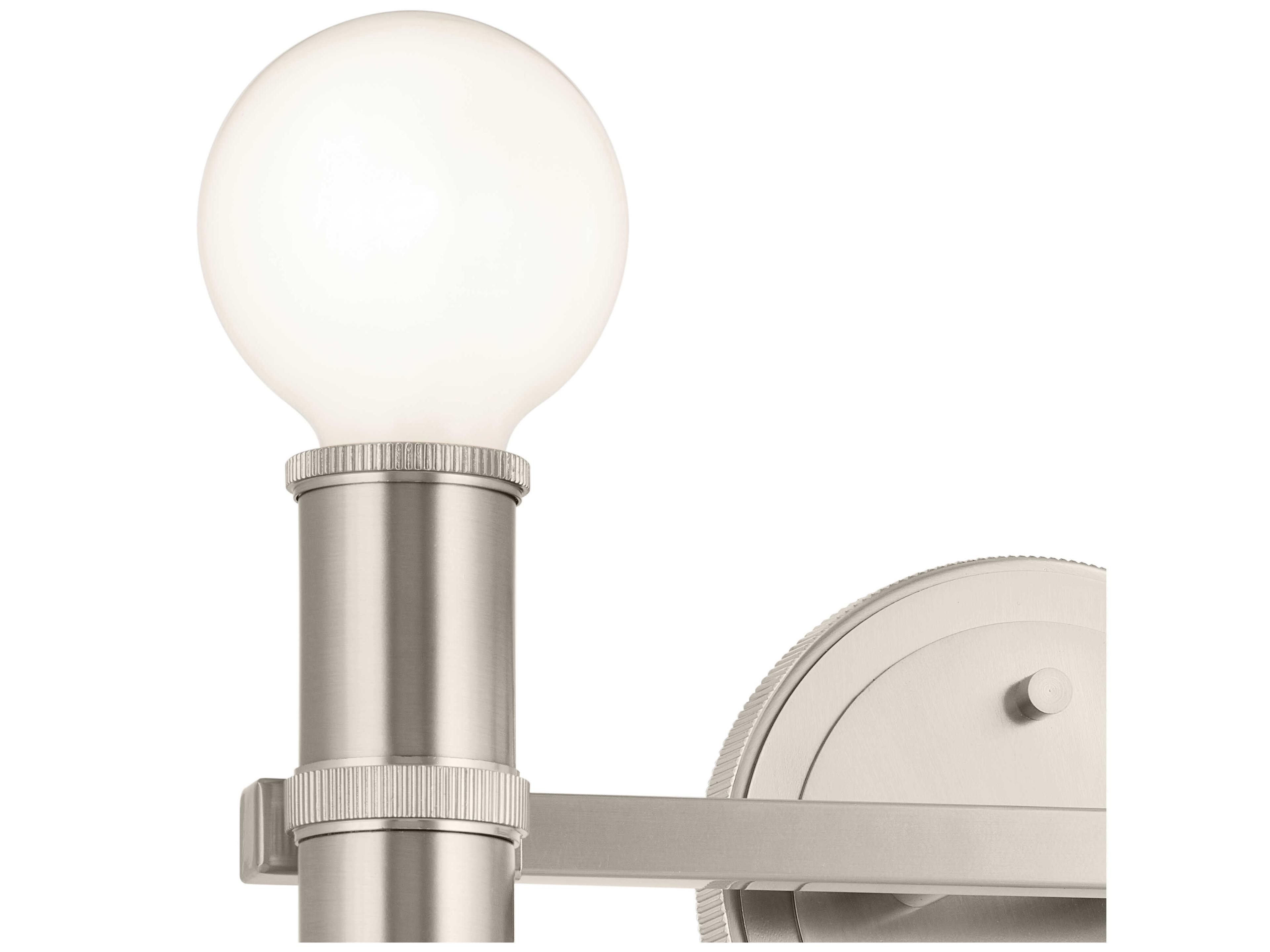 Kichler Torche 2-Light Brushed Nickel Vanity Light