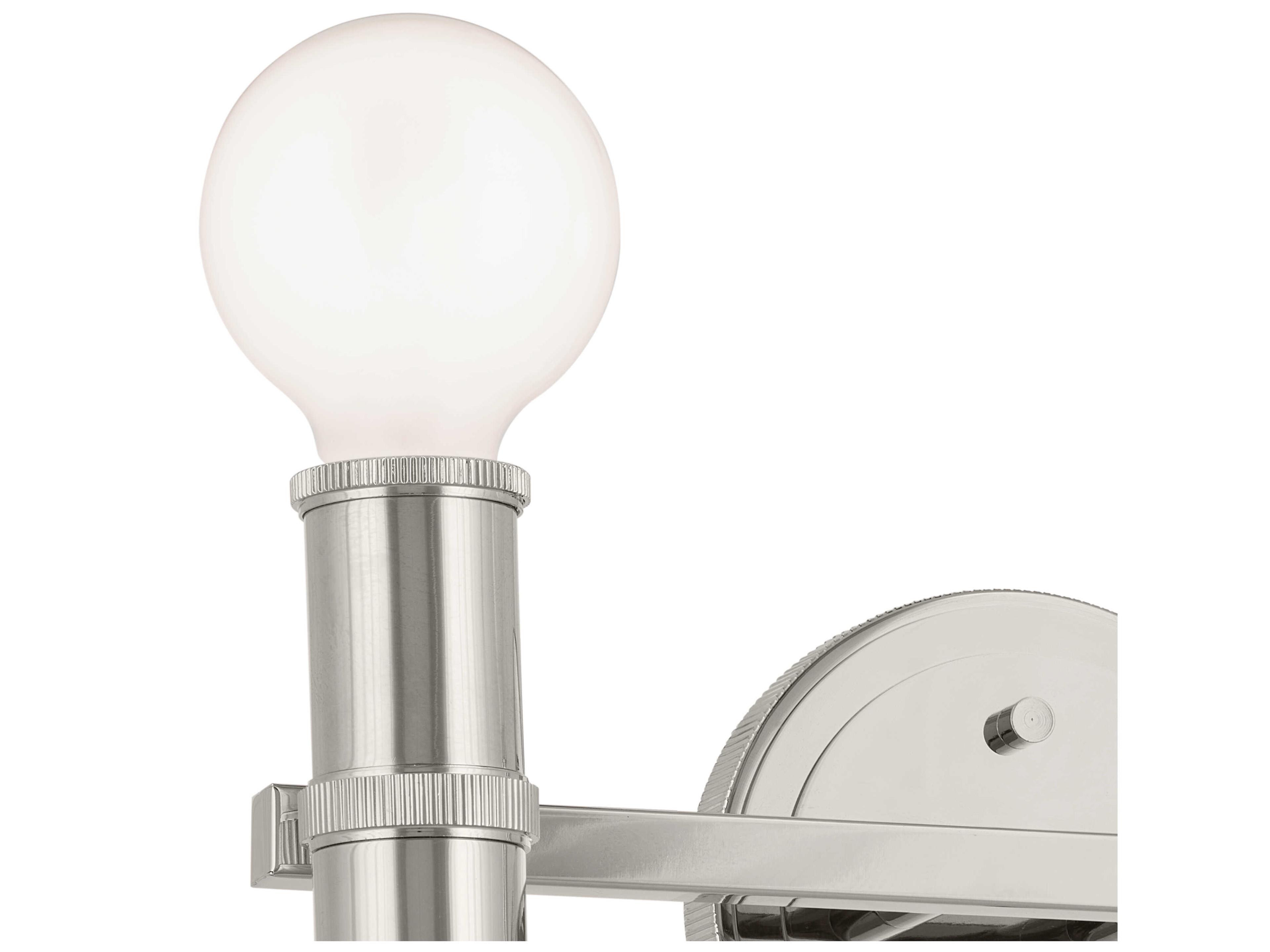 Kichler Torche 2-Light Polished Nickel Vanity Light