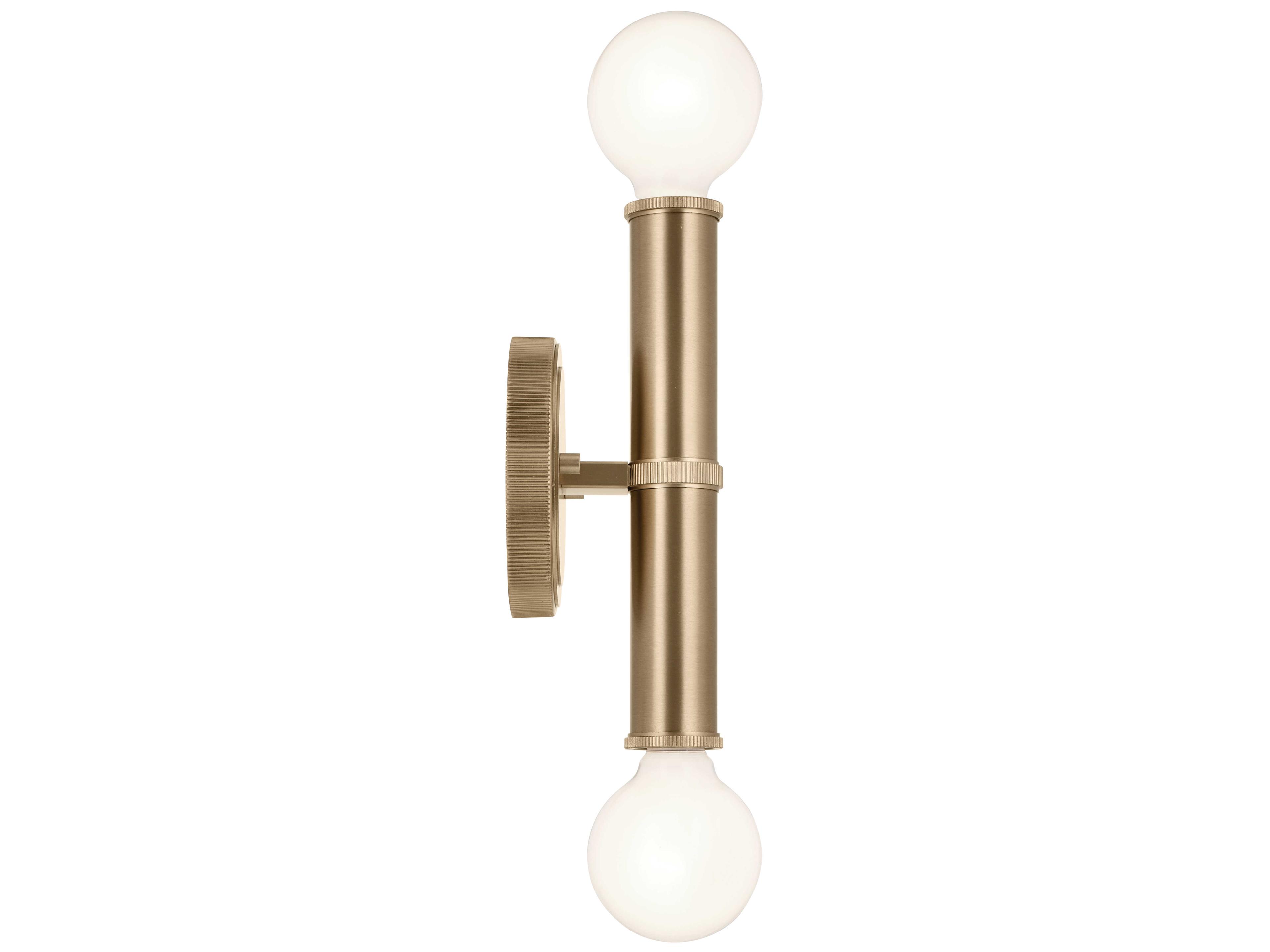 Kichler Torche 2-Light Champagne Bronze Wall Sconce