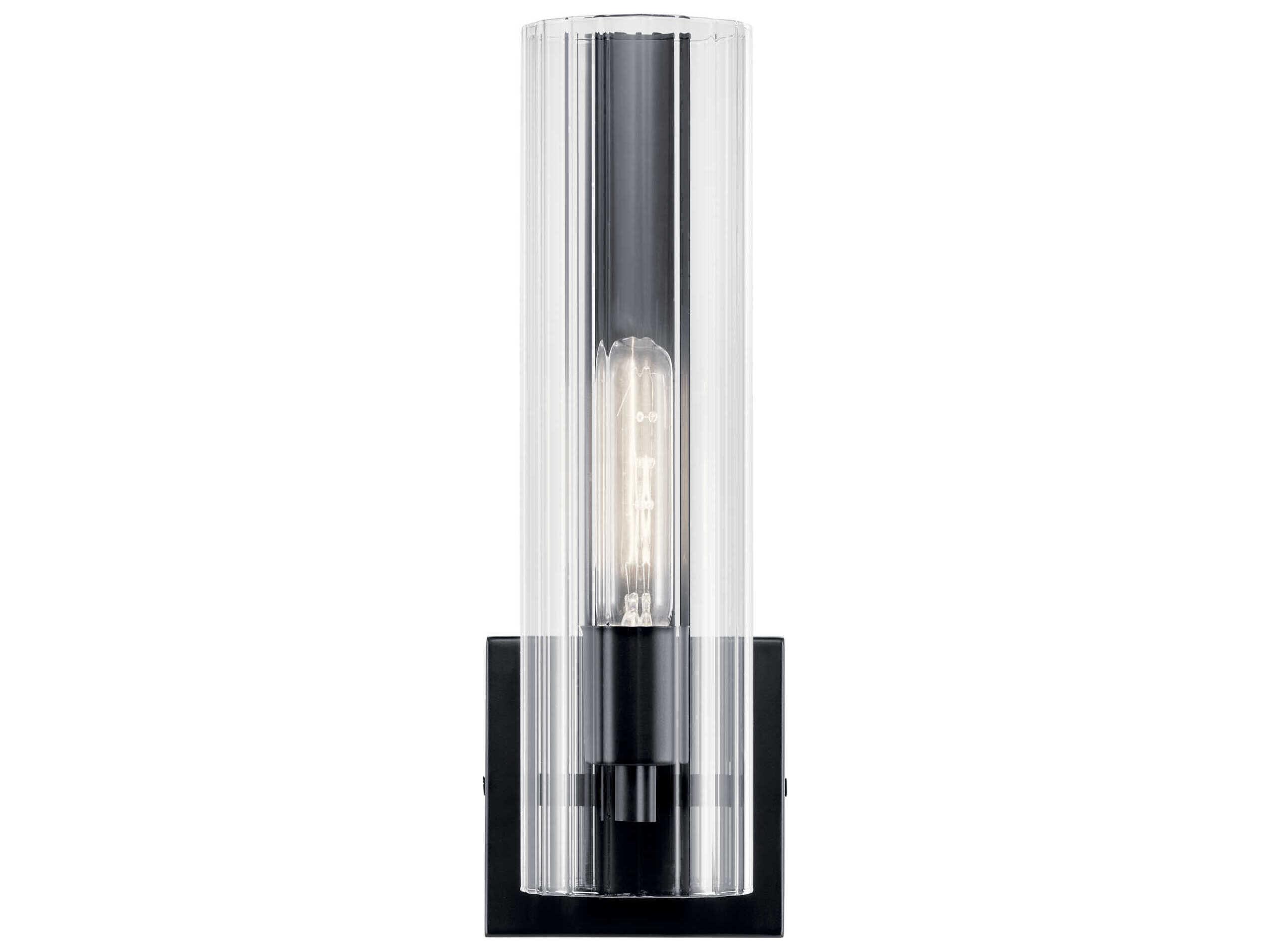 Kichler Jemsa 1-Light Black Wall Sconce
