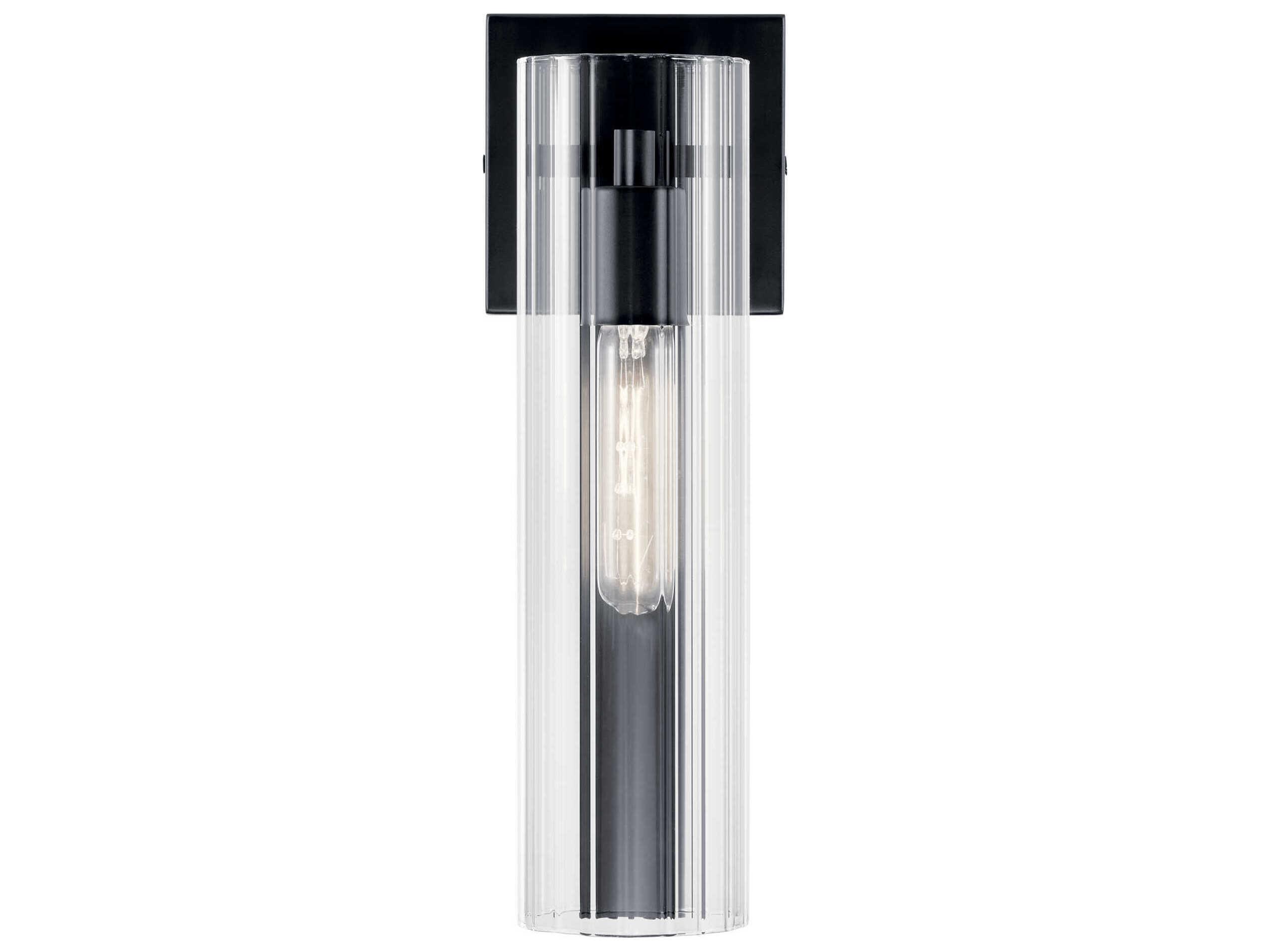 Kichler Jemsa 1-Light Black Wall Sconce