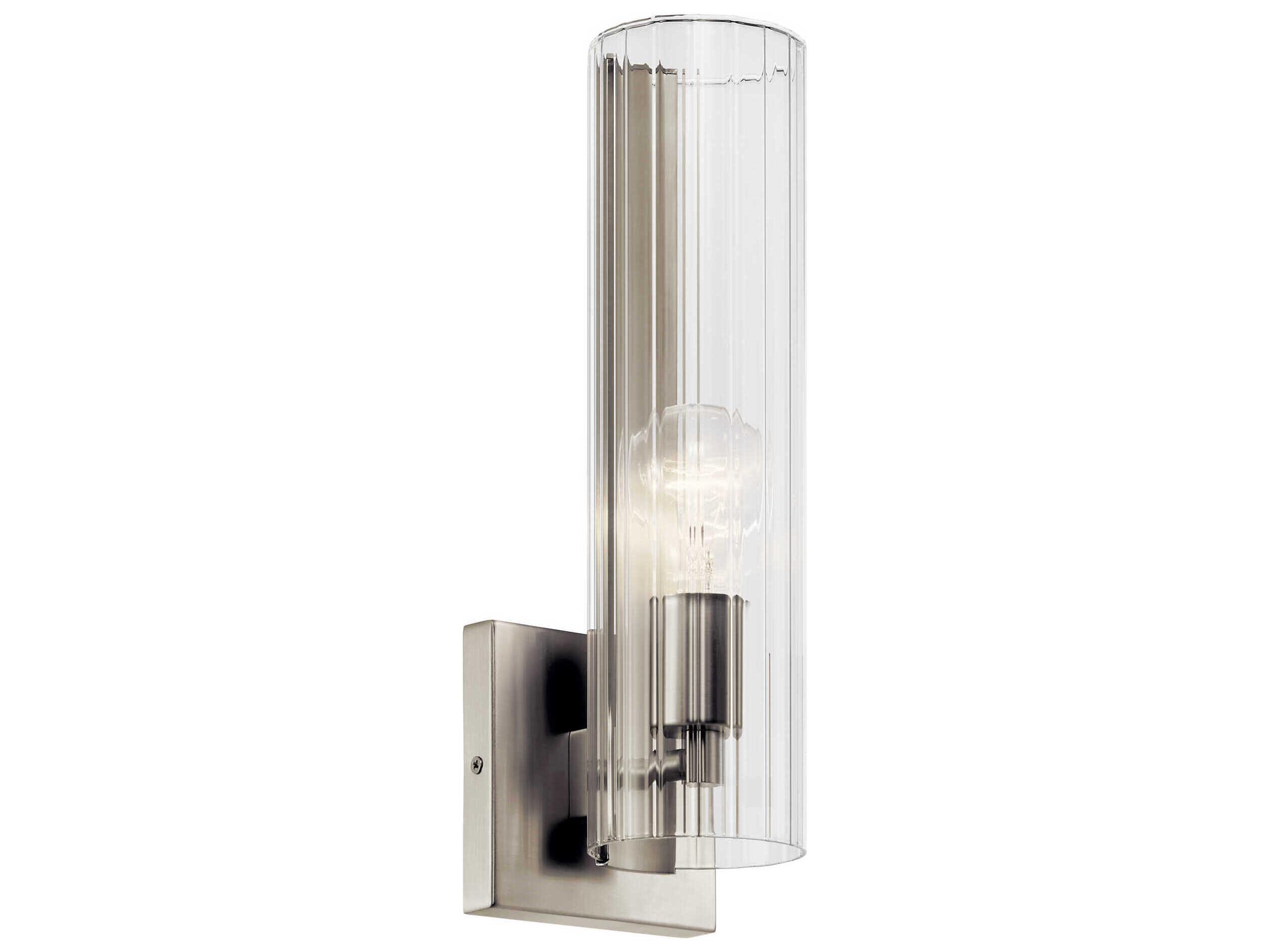 Kichler Jemsa 1-Light Brushed Nickel Wall Sconce