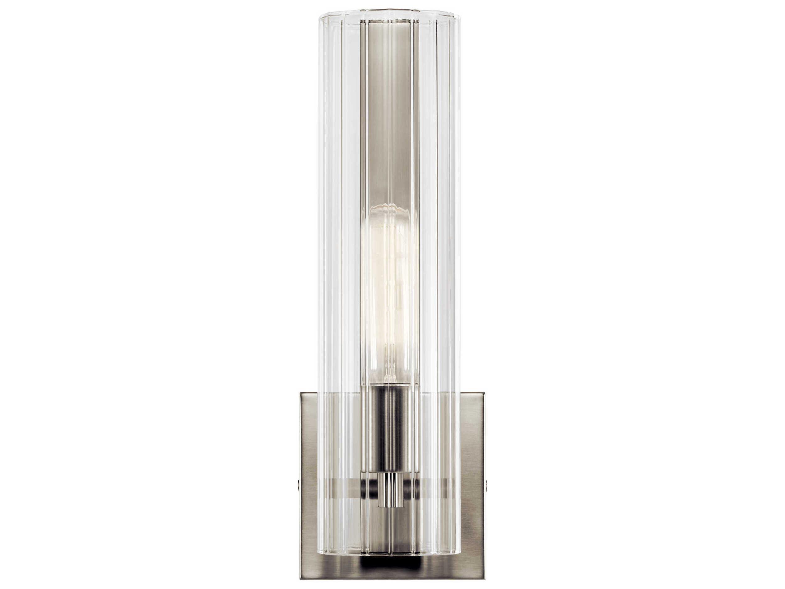 Kichler Jemsa 1-Light Brushed Nickel Wall Sconce