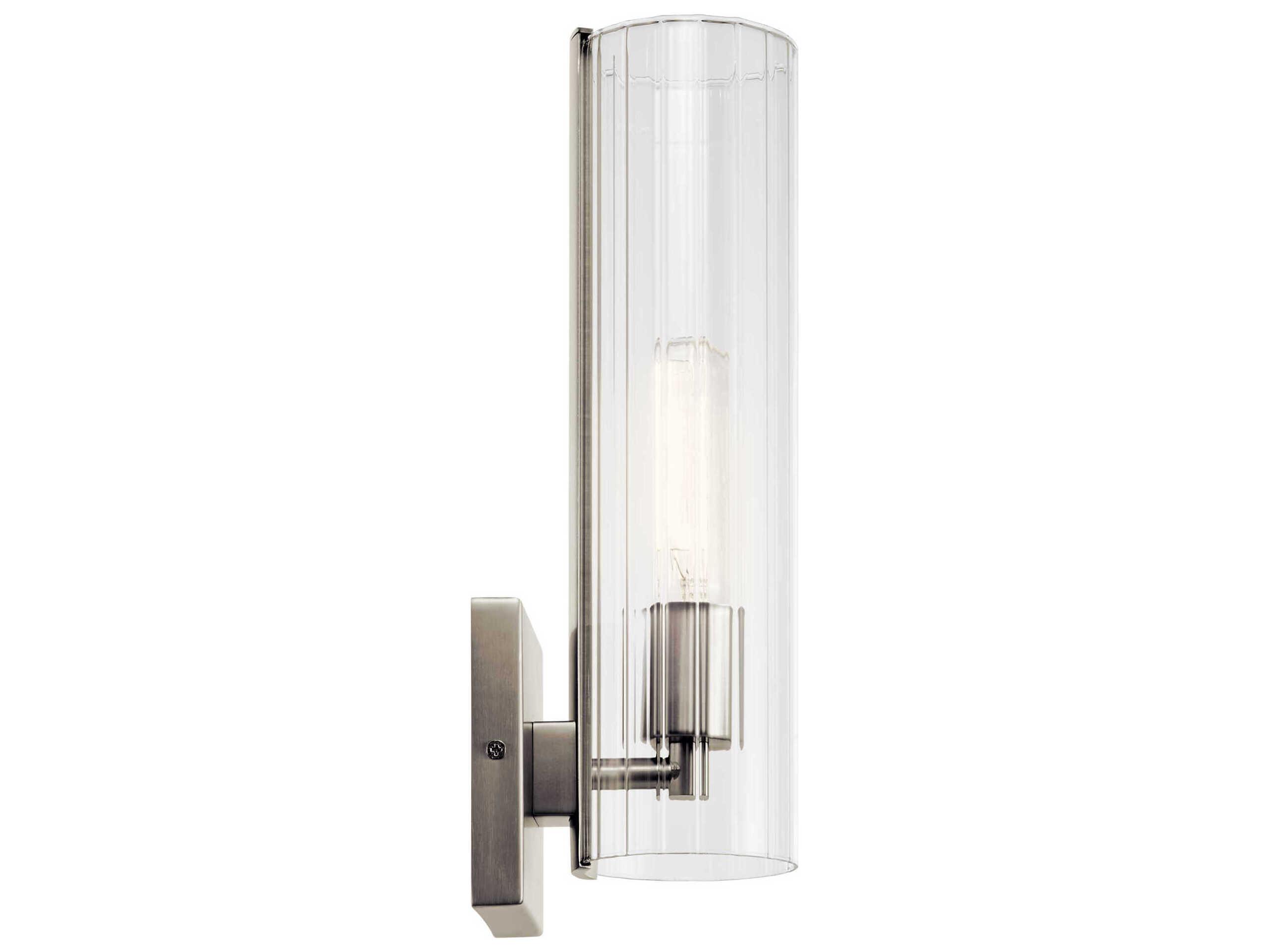 Kichler Jemsa 1-Light Brushed Nickel Wall Sconce