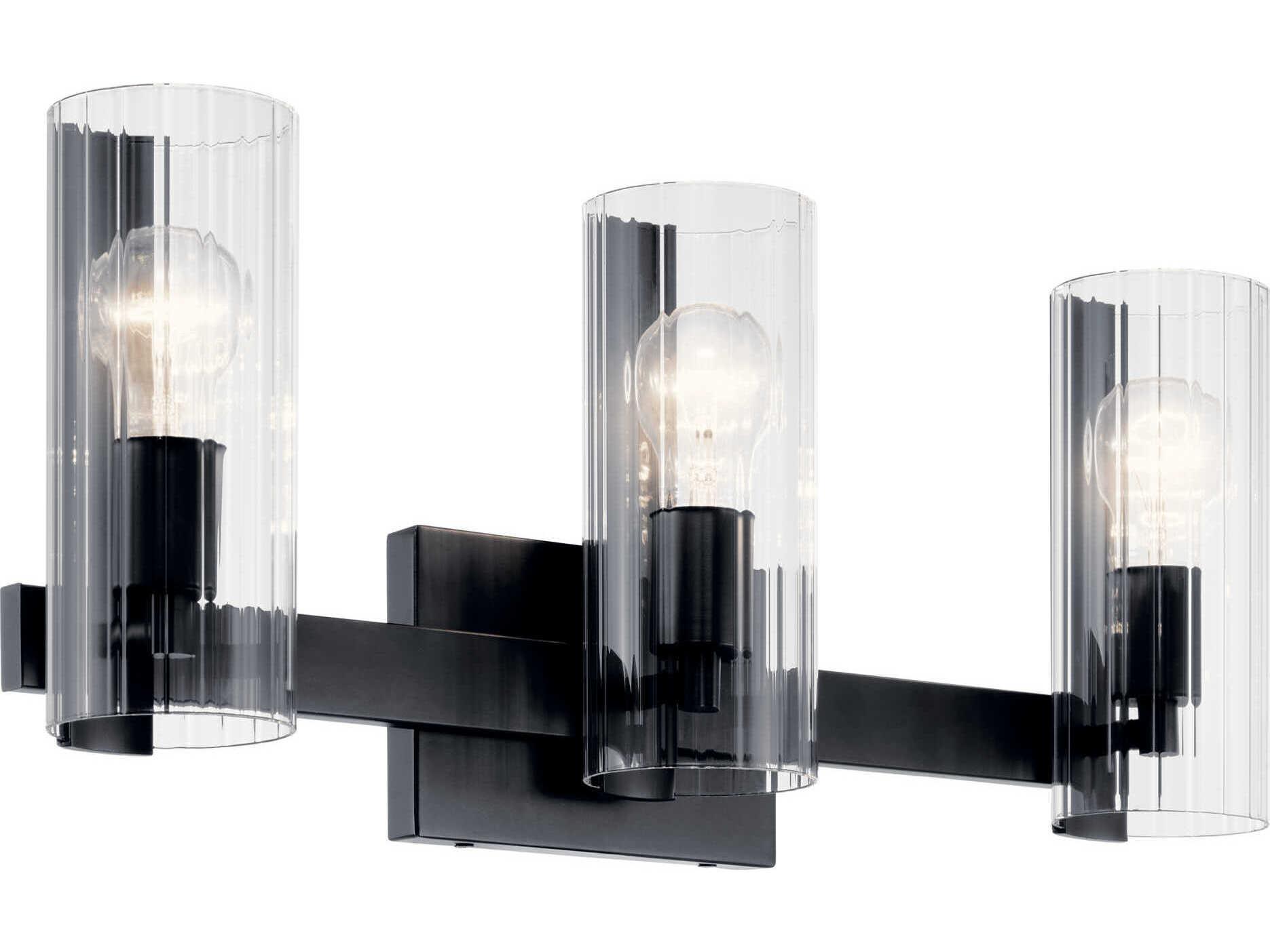 Kichler Jemsa 3-Light Black Vanity Light