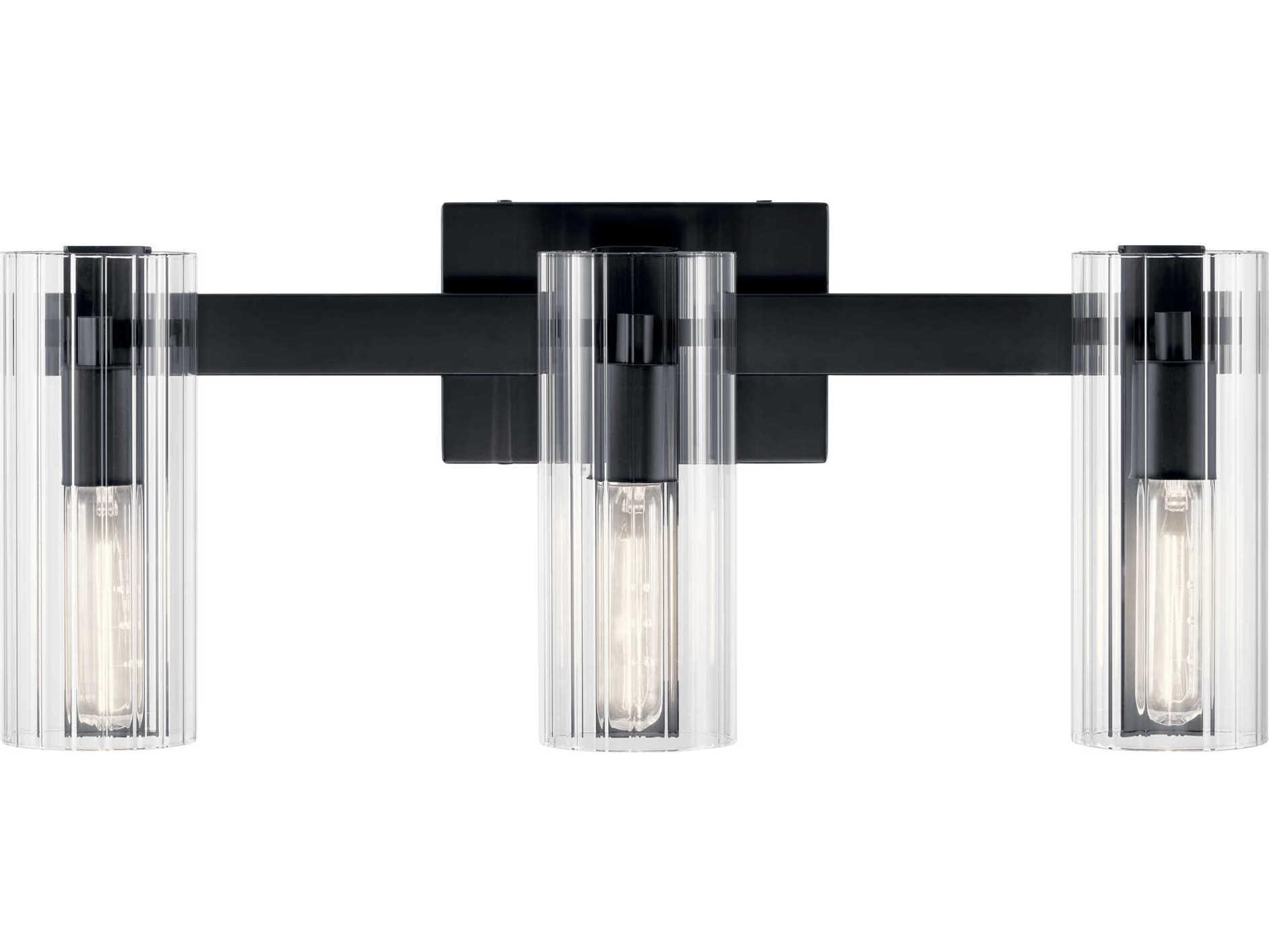 Kichler Jemsa 3-Light Black Vanity Light