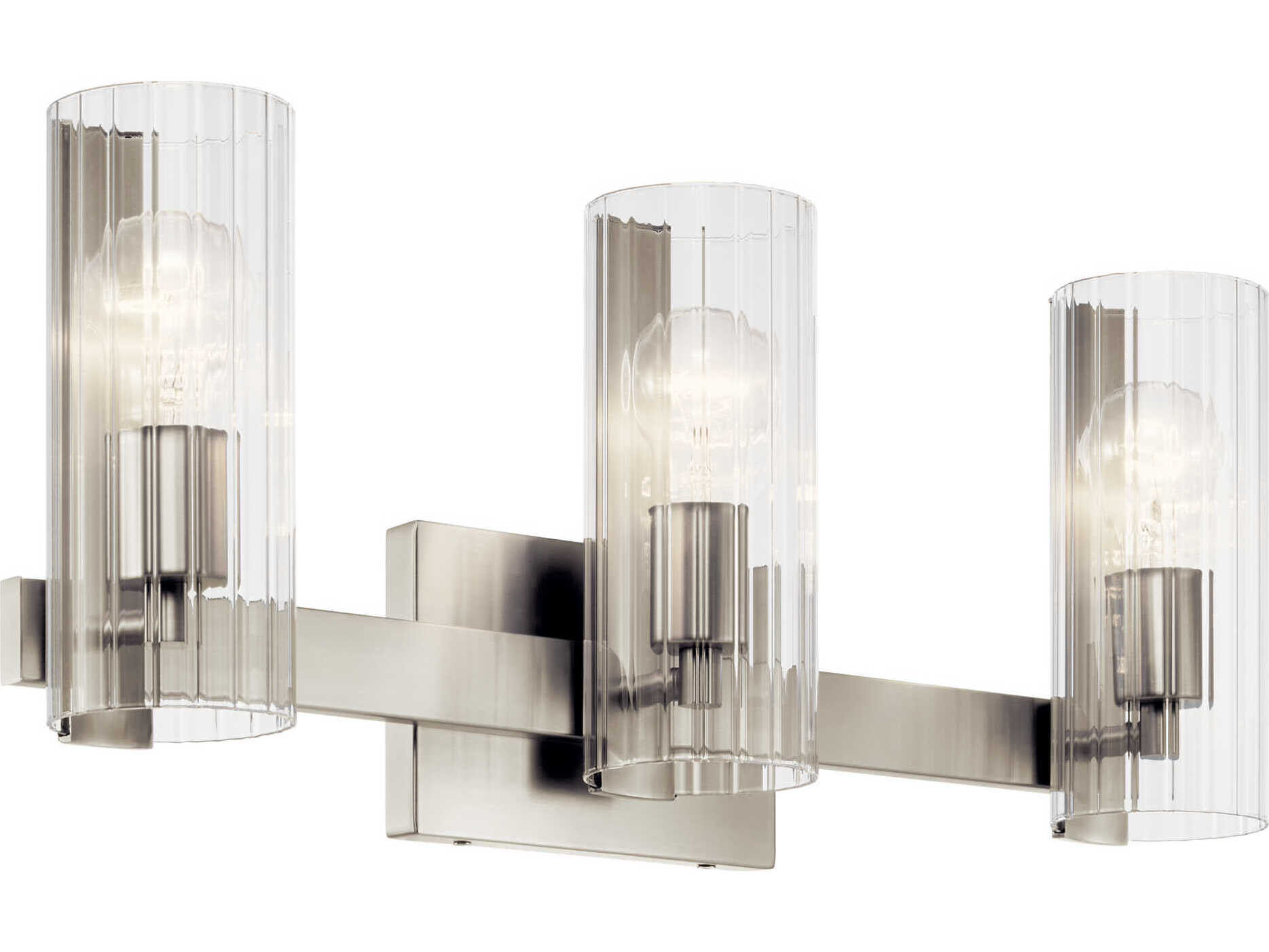 Kichler Jemsa 3-Light Brushed Nickel Vanity Light