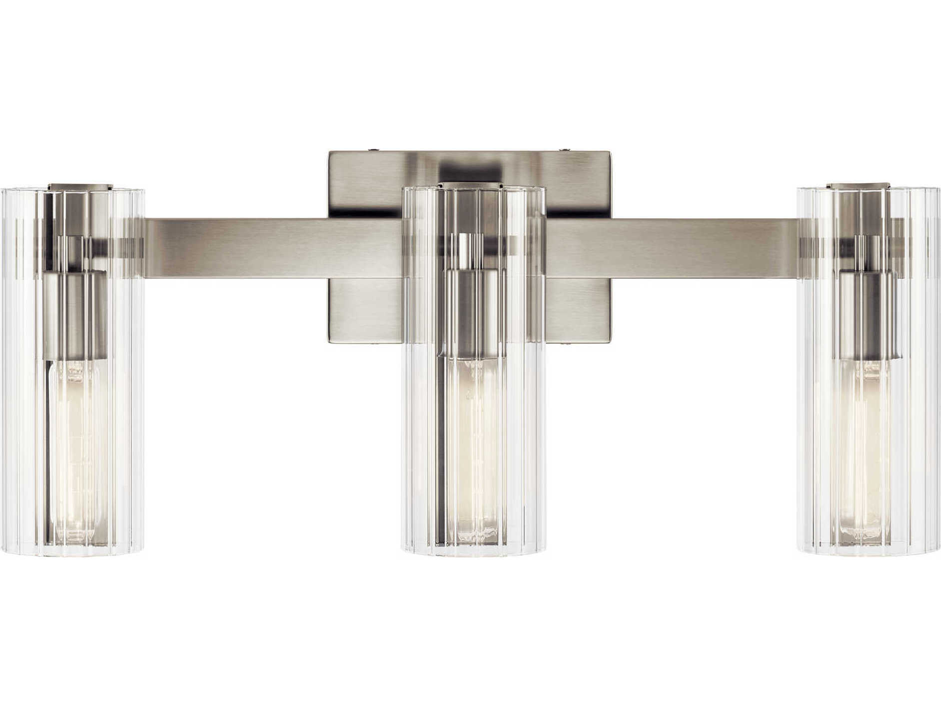 Kichler Jemsa 3-Light Brushed Nickel Vanity Light