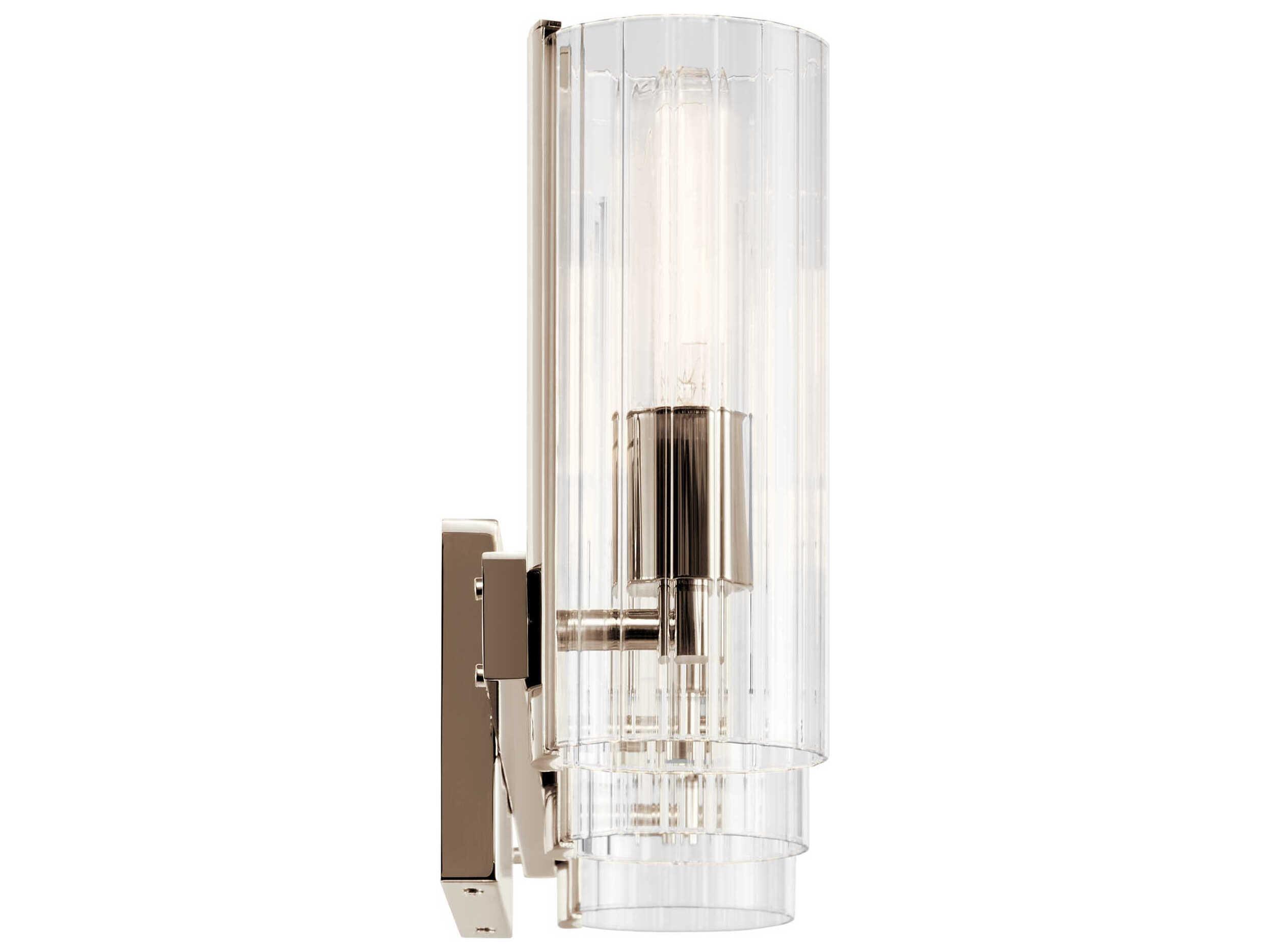 Kichler Jemsa 3-Light Polished Nickel Vanity Light